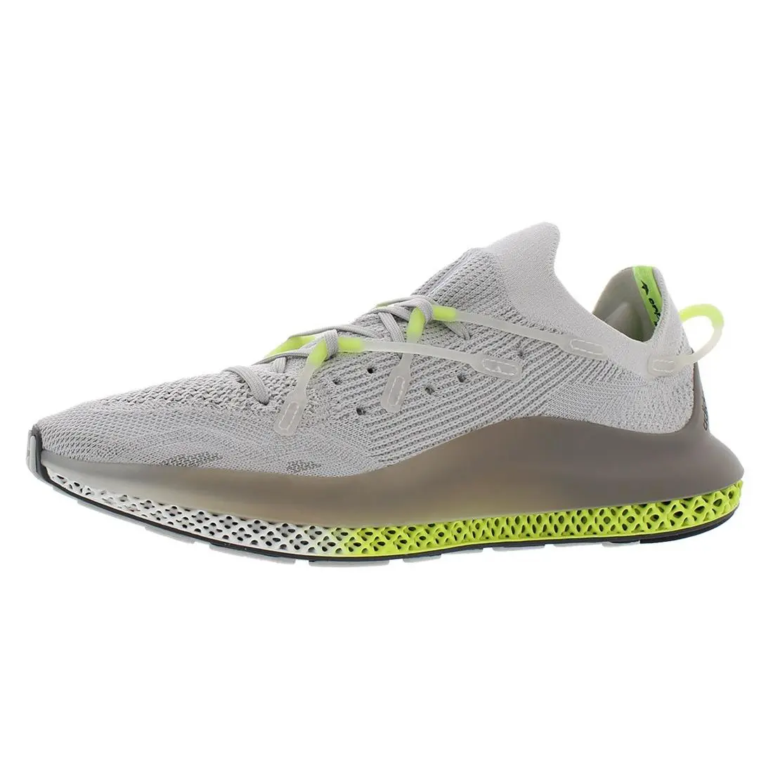 Adidas 4D Fusio Mens Shoes Size 11.5 Color: Grey/off White/yellow