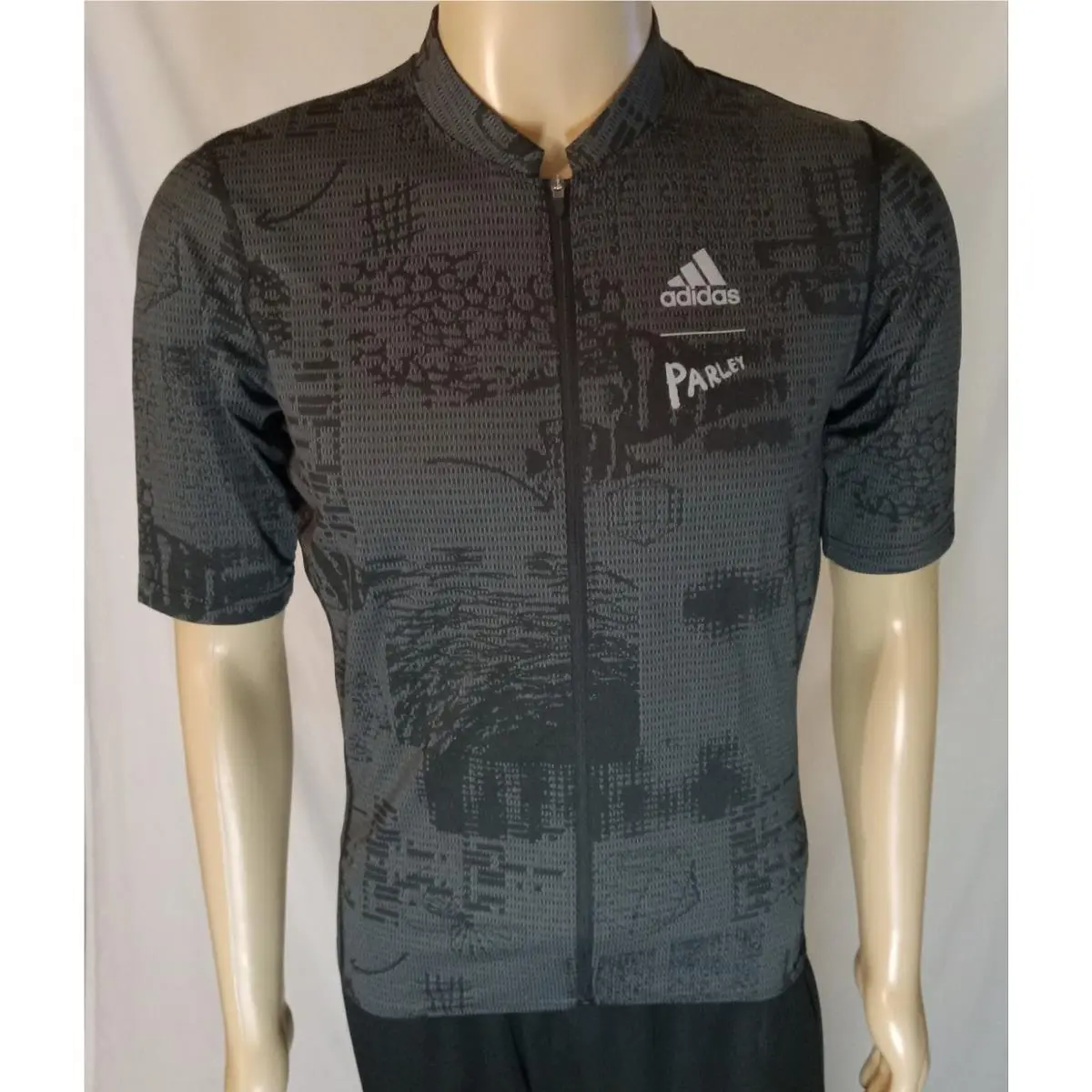 Cycling Parley Jersey Shirt Short Sleeve Top Hl5669 Black Mens X-large by Adidas