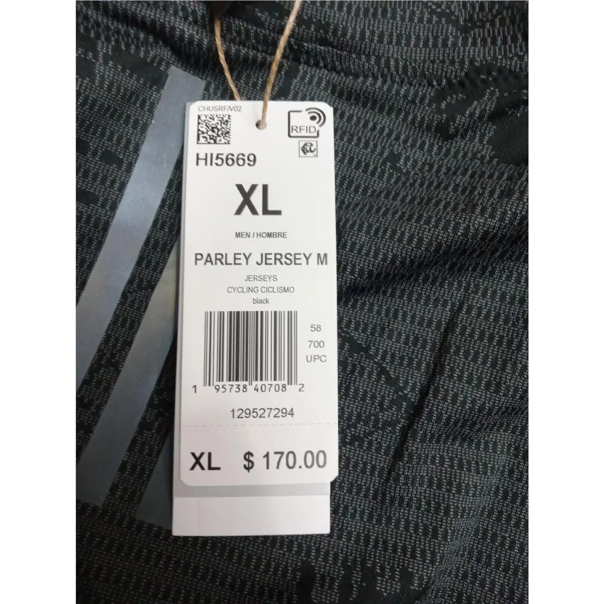 Adidas clothing - ADIDAS PARLEY JERSEY CYCLING - PARLEY JERSEY CYCLING - HI5669 - Black (UPC: 195738407082) 5