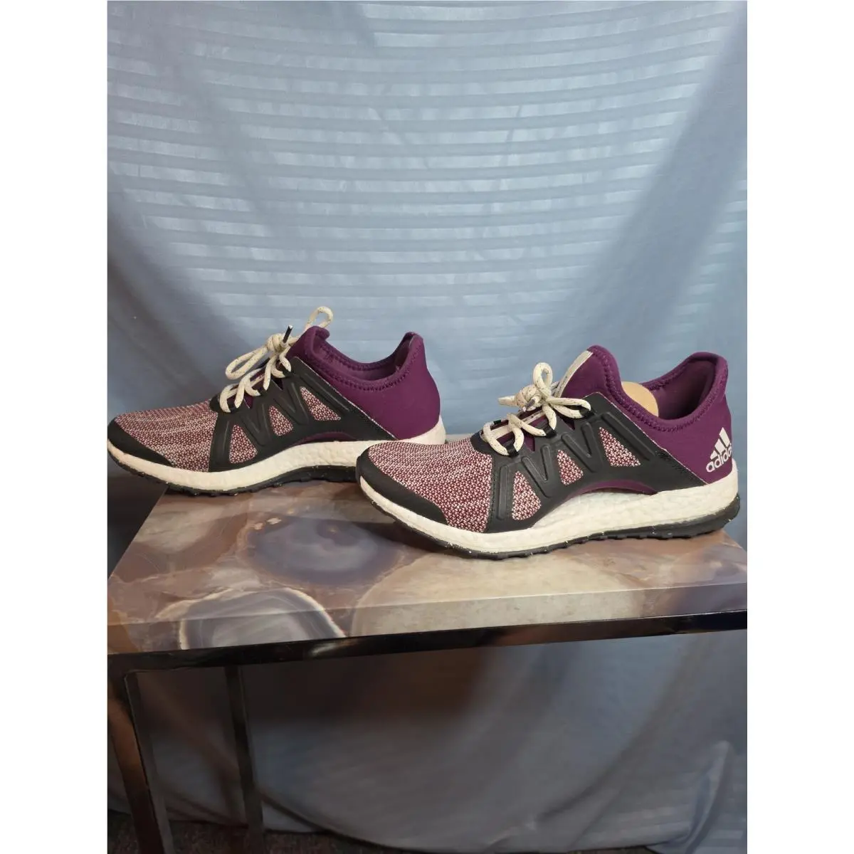 Pureboost X All Terrain Women`s Running Shoes Burgundy Sneakers Size 8 by Adidas