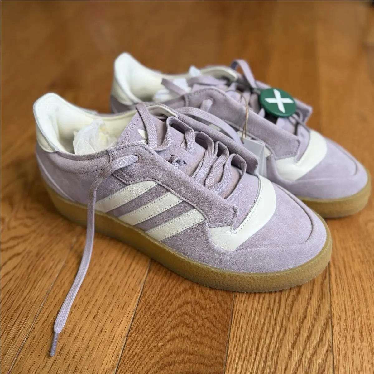Size 9.5 Men’s 10.5 Women’s Rivalry Crepe Mens Lifestyle Shoes Purple/white by Adidas