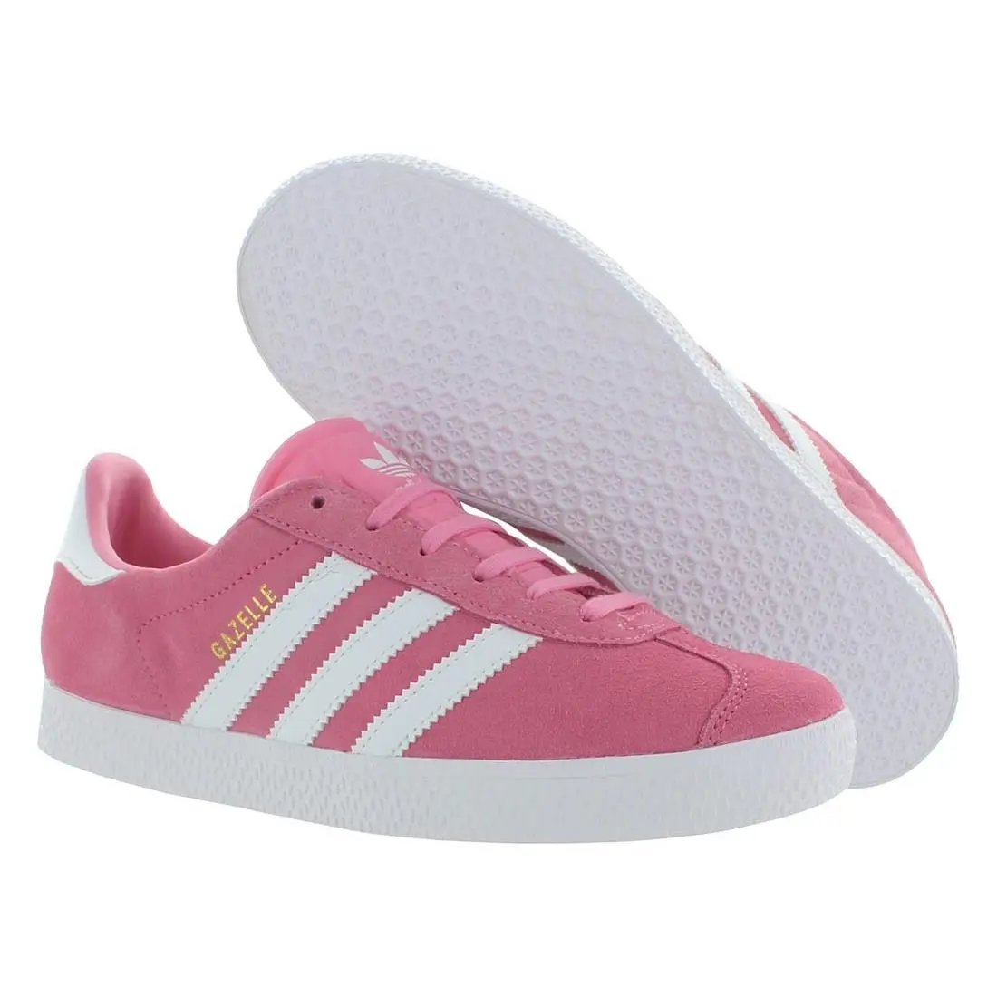 Adidas Gazelle GS Girls Shoes Size 6.5 Color: Pink/white