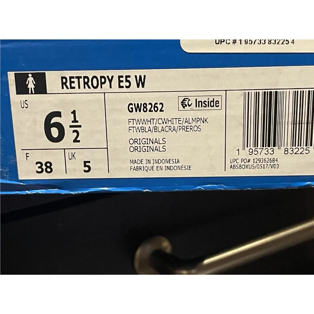 Adidas shoes - adidas Retropy E5 - Retropy - GW8262 - White, pink (UPC: 0195733832254) 4