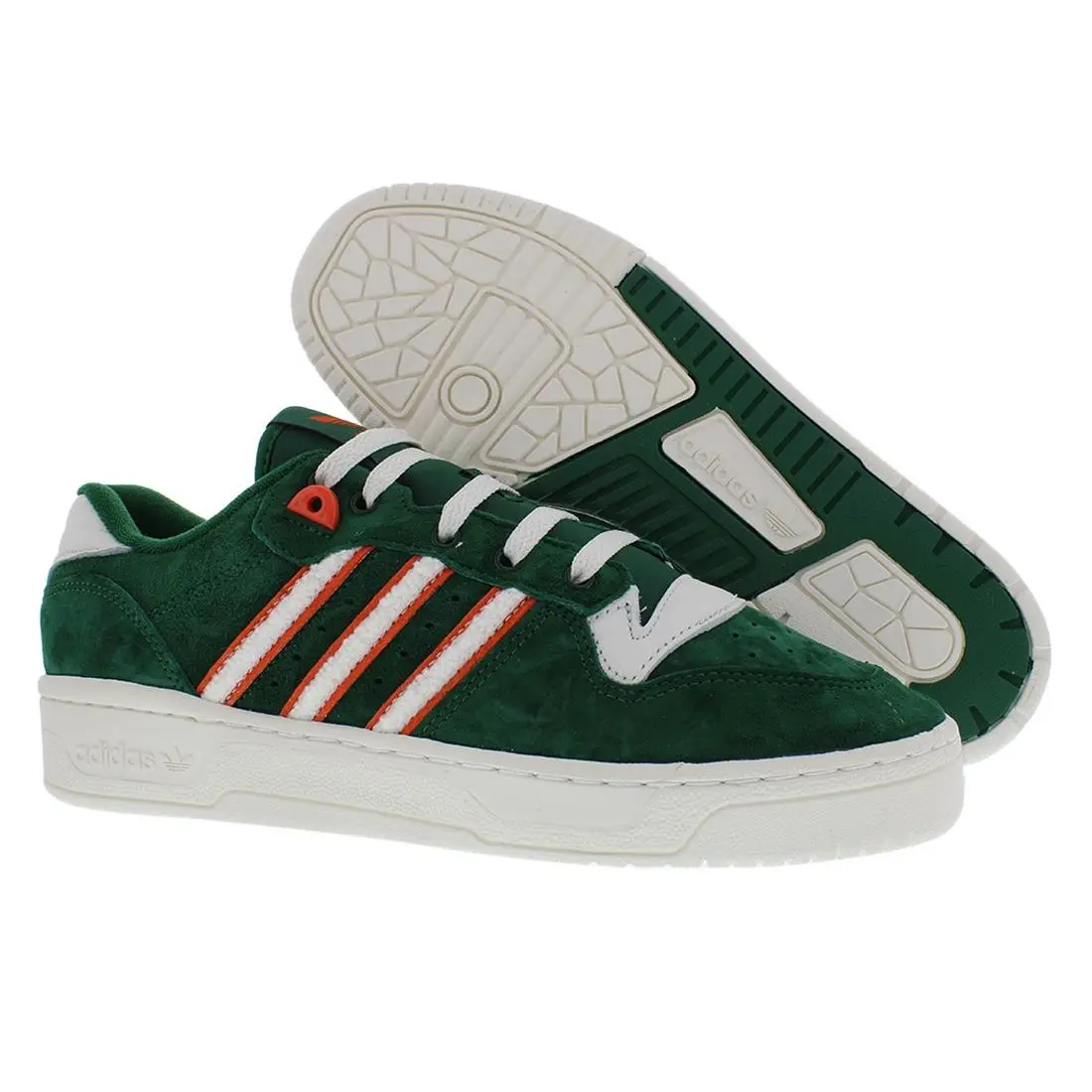 Rivalry Low Mens Shoes Size 11 Color: Dark Green/cloud White/collegiate by Adidas