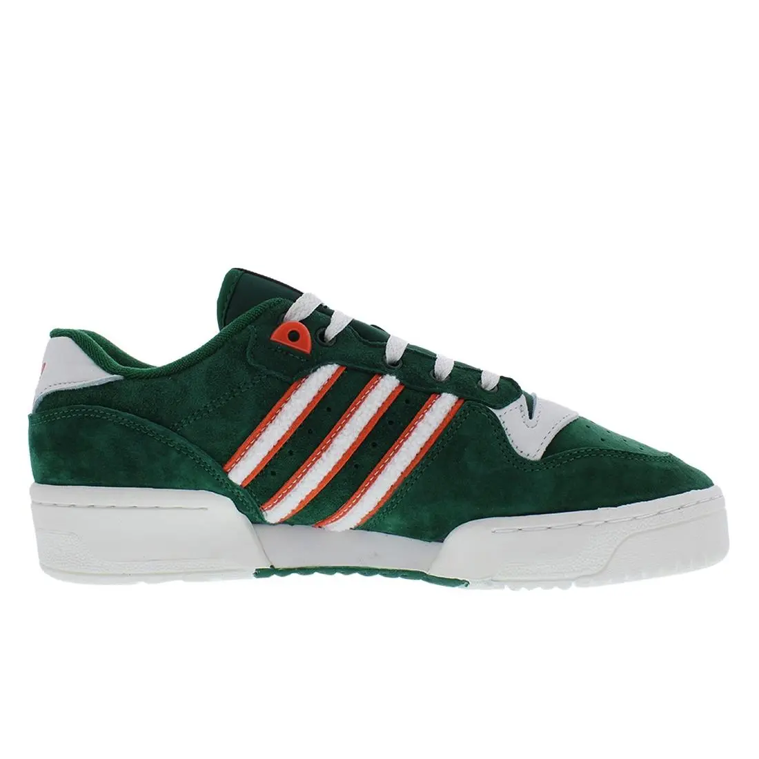 Adidas shoes - Dark Green/Cloud White/Collegiate Orange, Main: Green (UPC: 196470861057) 1