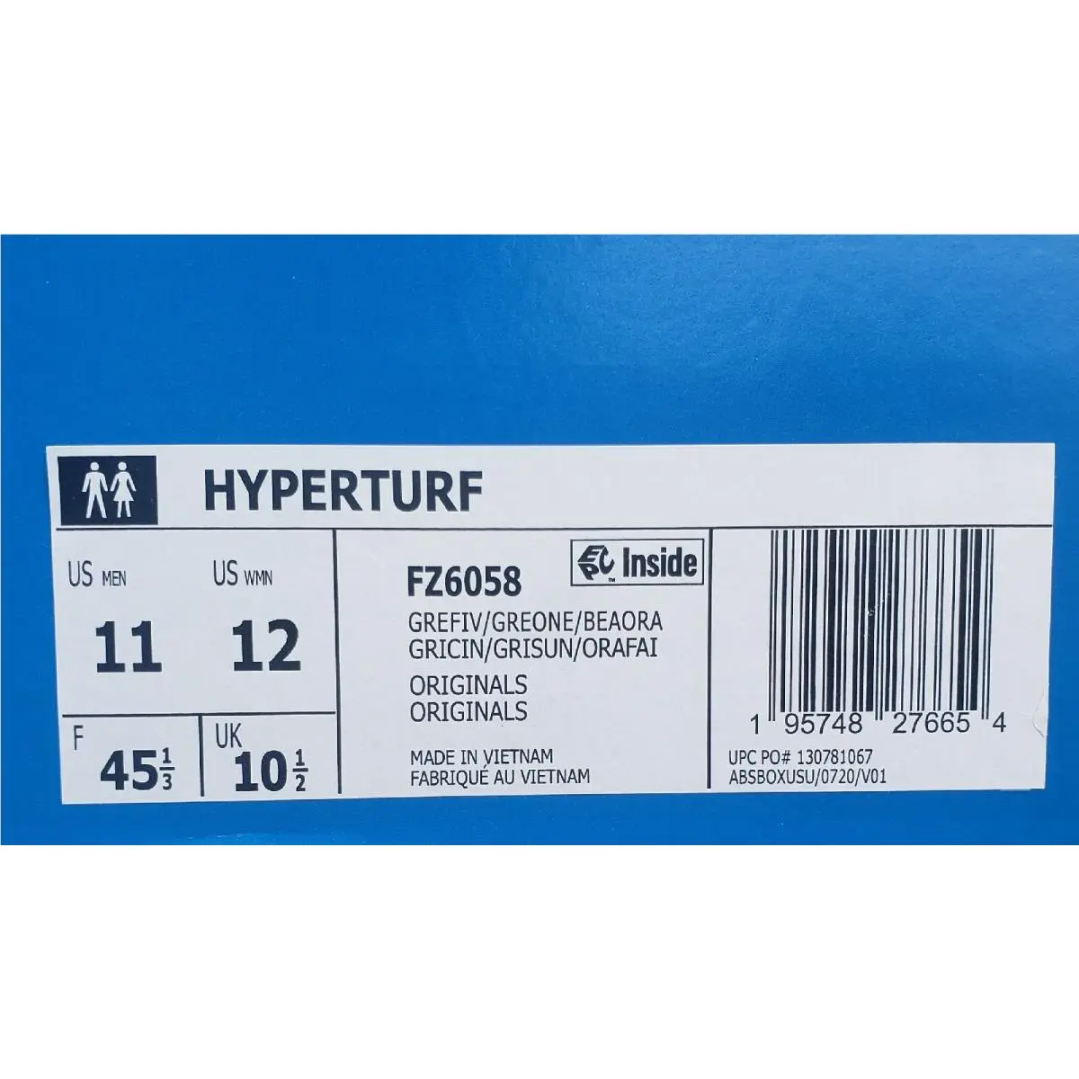 Adidas shoes - adidas Hyperturf - Hyperturf - FZ6058 - Gray 5