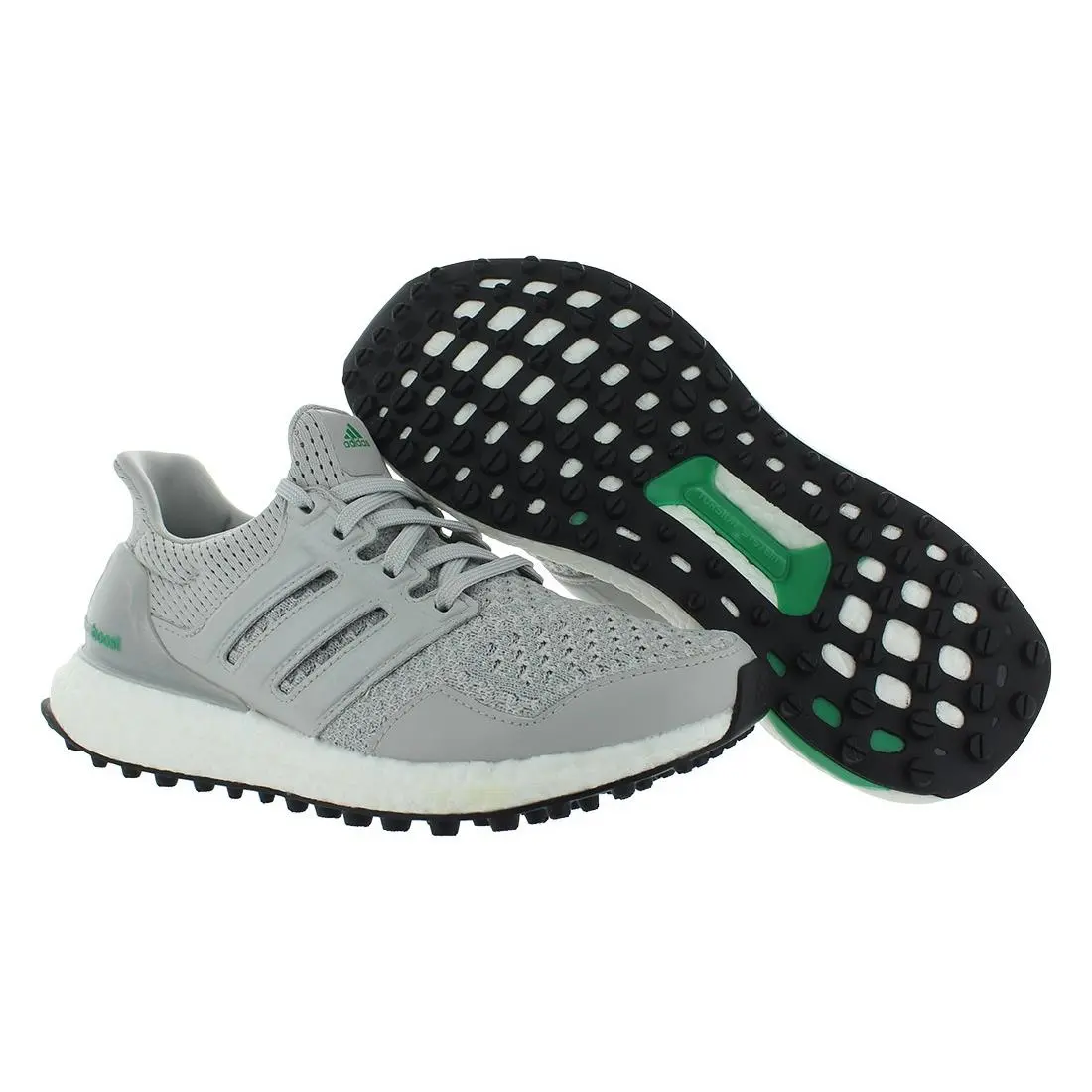 Adidas Ultraboost Golf Mens Shoes Size 4.5 Color: Gray/court Green/white - Gray/Court Green/White, Main: Grey