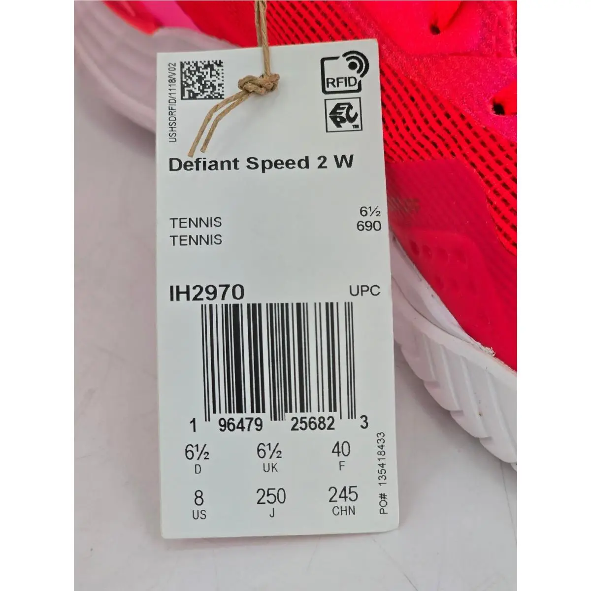 Adidas shoes - Defiant Speed 2 W - Defiant Speed - Red 1