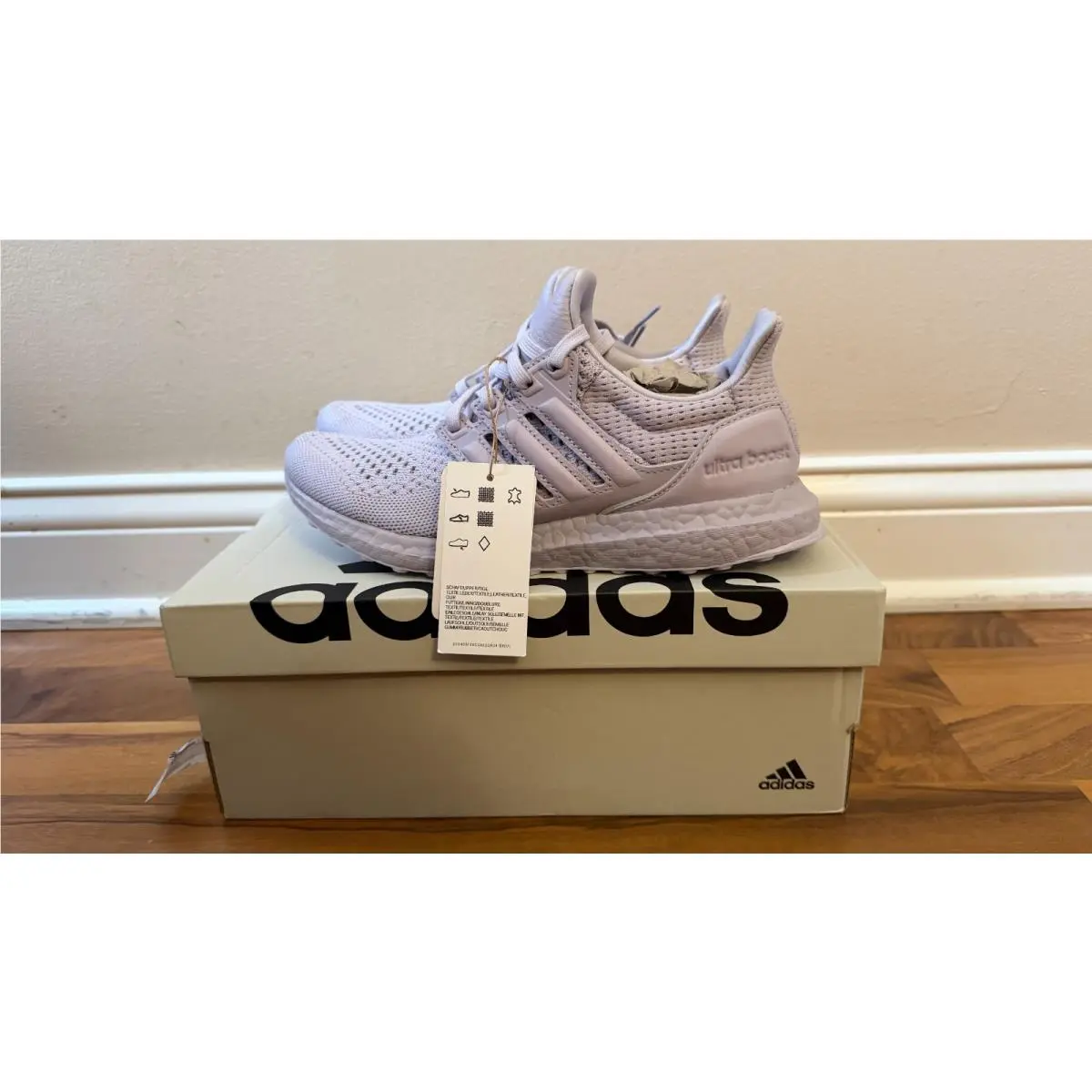 Adidas Women`s Ultraboost 1.0 Silver Dawn GY9904 US Women 6 Light Lavender