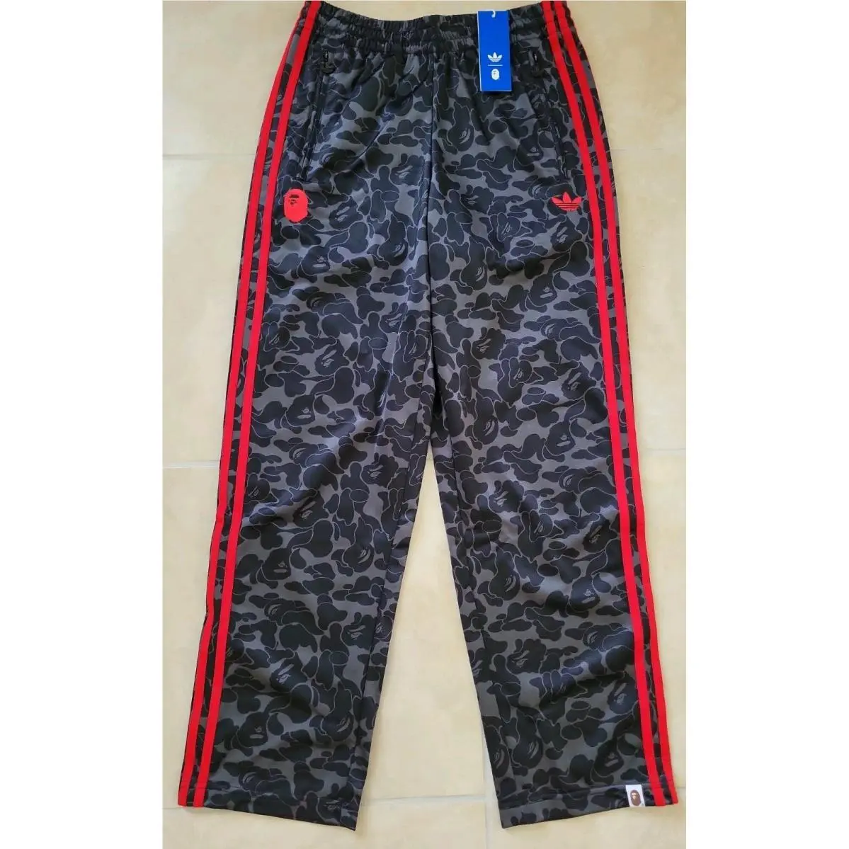 Bape x  Adicolor Track Pants Men`s Small JN7125 Rare by Adidas