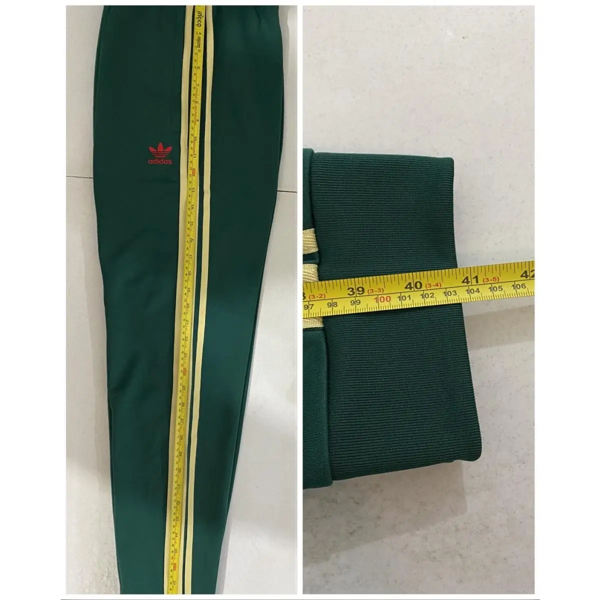 Adidas clothing - Collegiate Green Powder Yellow 11