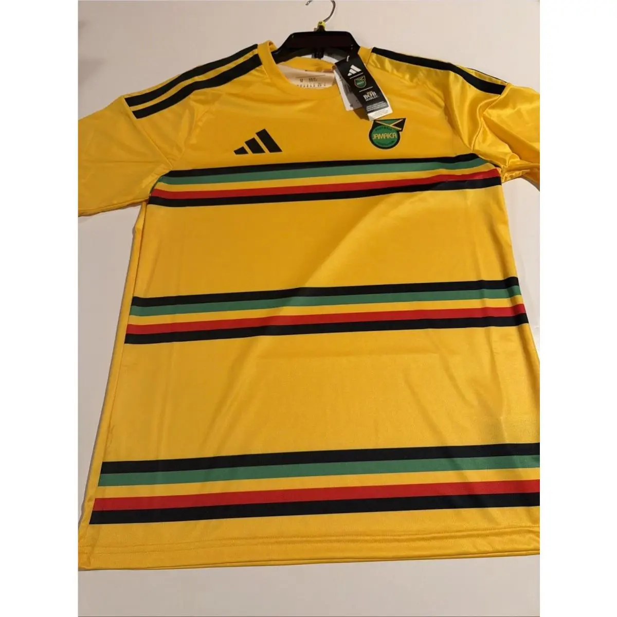 Adidas clothing - Adidas x Jamaica x Bob Marley Jersey - Jamaica - Yellow 1