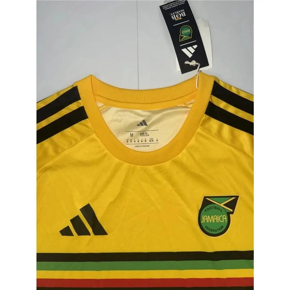 Adidas clothing - Adidas x Jamaica x Bob Marley Jersey - Jamaica - Yellow 2
