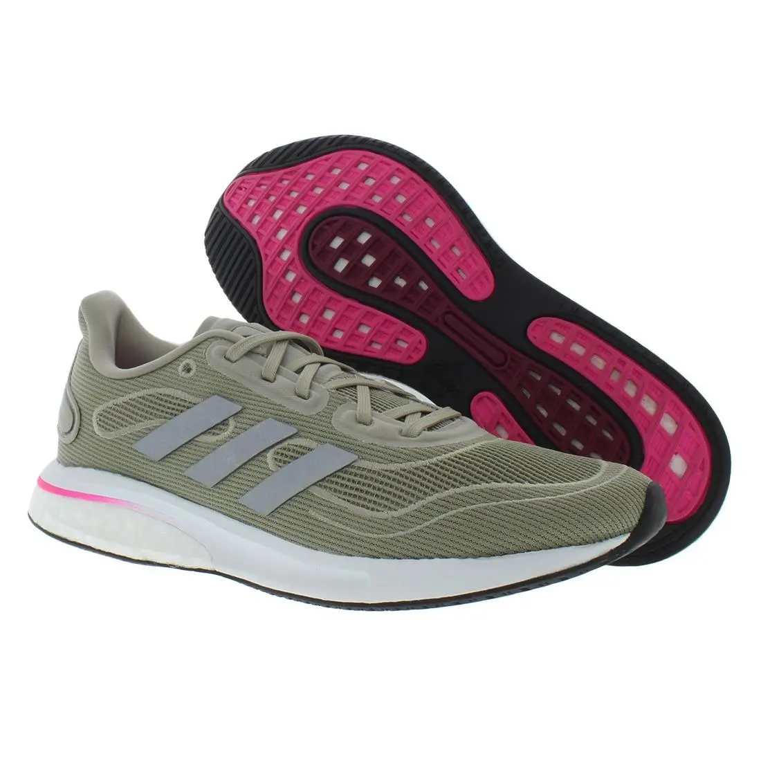 Adidas Supernova Womens Shoes Size 8 Color: Feather Grey/silver Metallic/shock