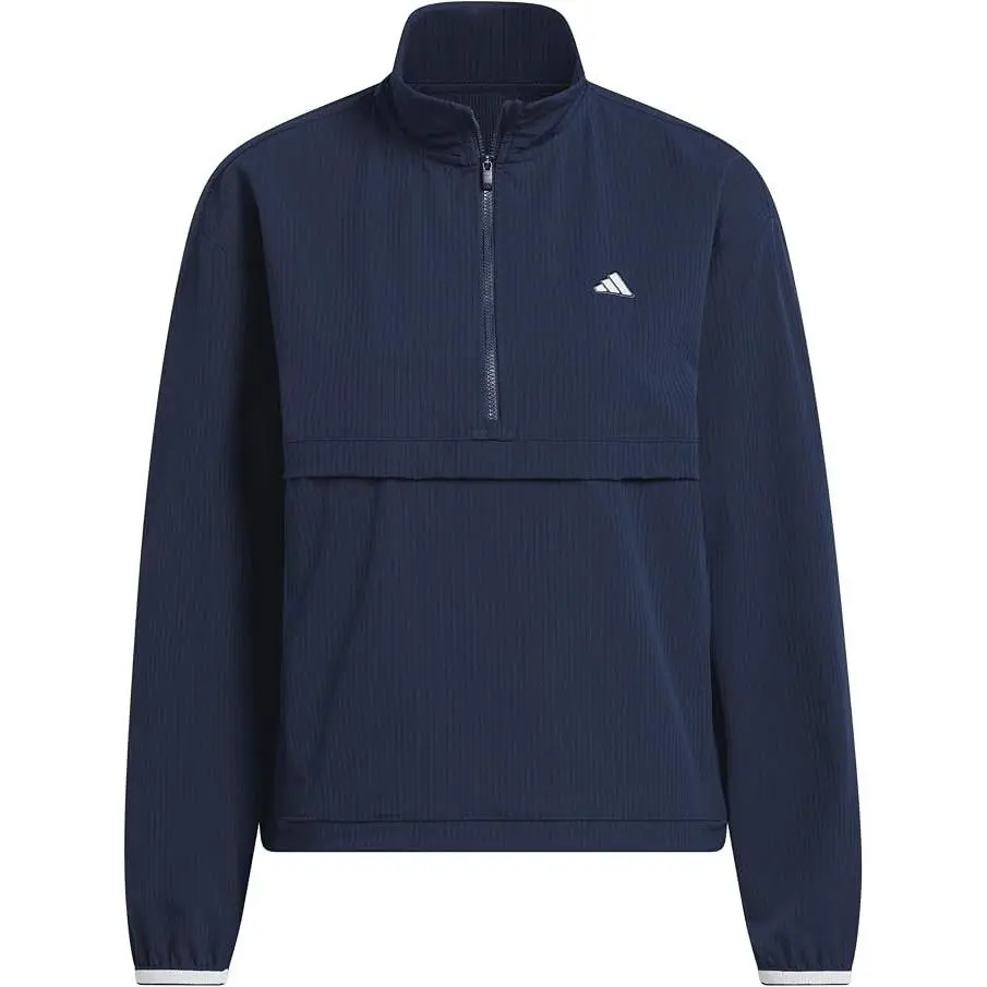 Women`s XL Navy Go-to Quarter 1/4 Zip Jacket JX7050 Golf by Adidas