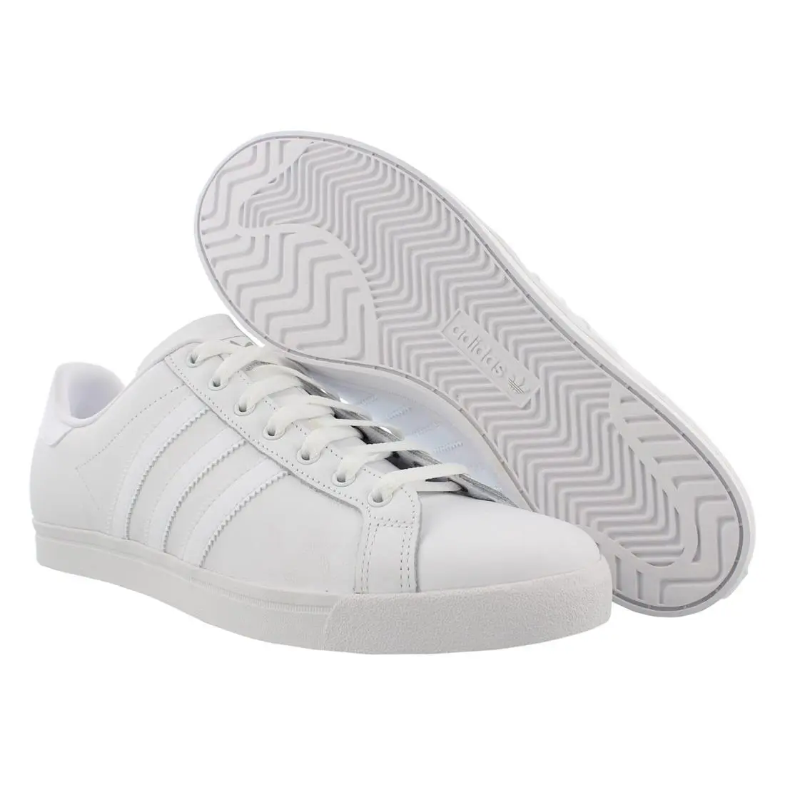 Adidas Coast Star Mens Shoes Size 12 Color: White/ White/ Grey