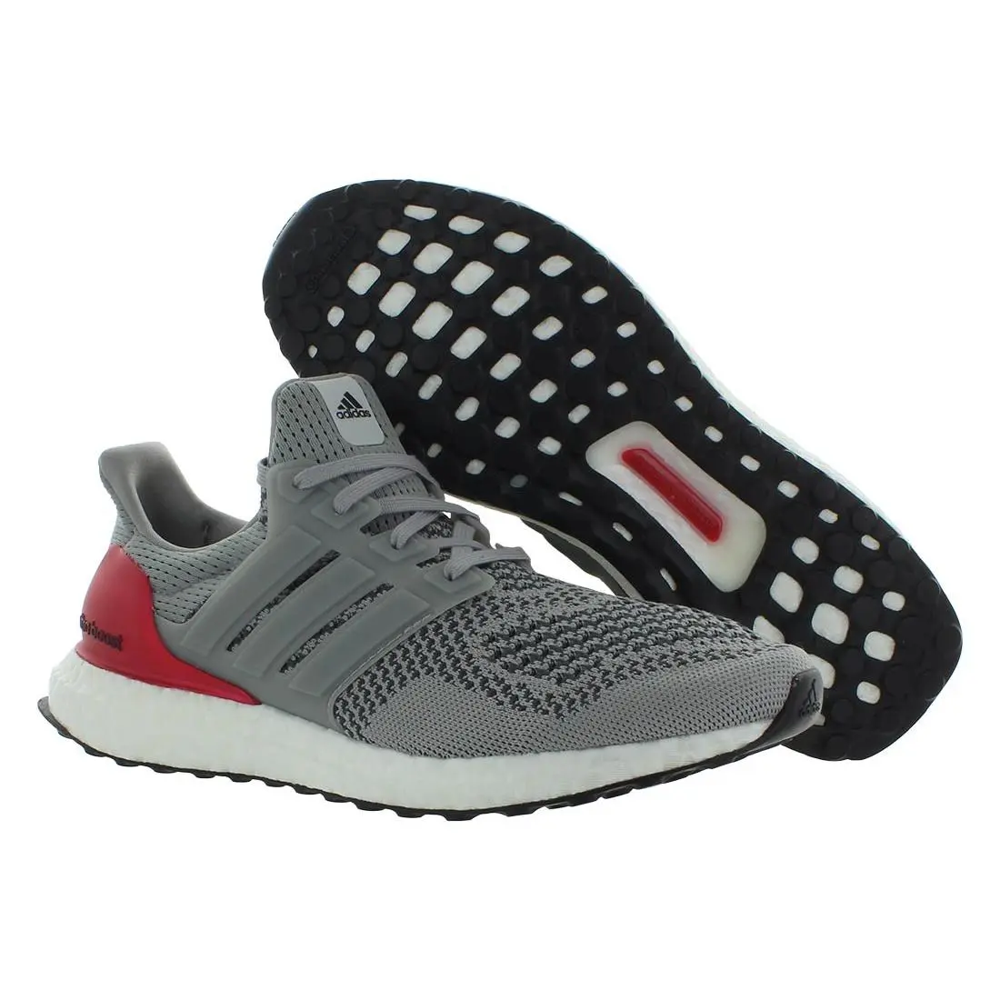Adidas Ultraboost 1.0 Mens Shoes Size 8 Color: Grey/red