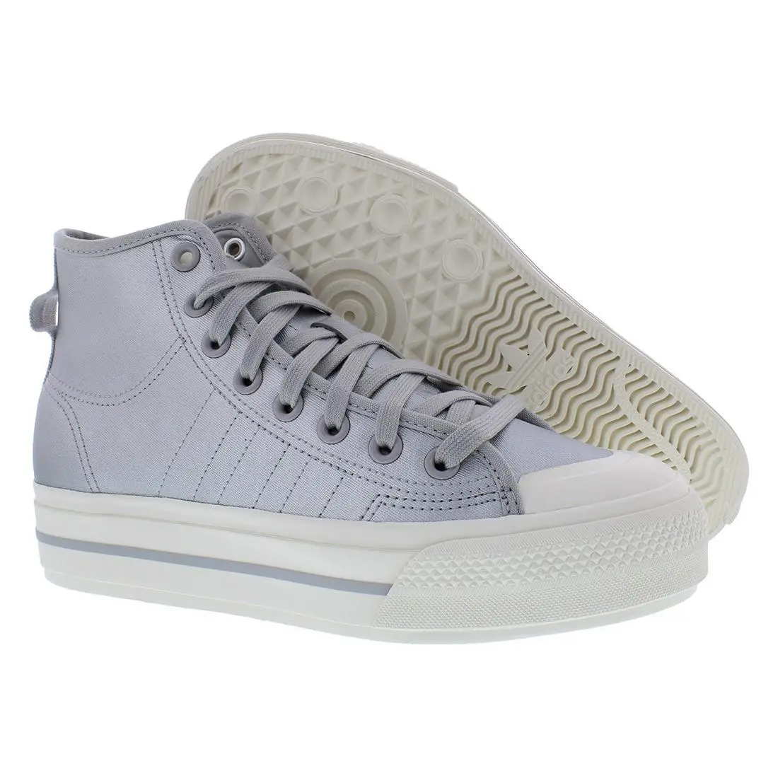 Nizza RF Platform Mens Shoes Size 7.5 Color: Grey/white by Adidas