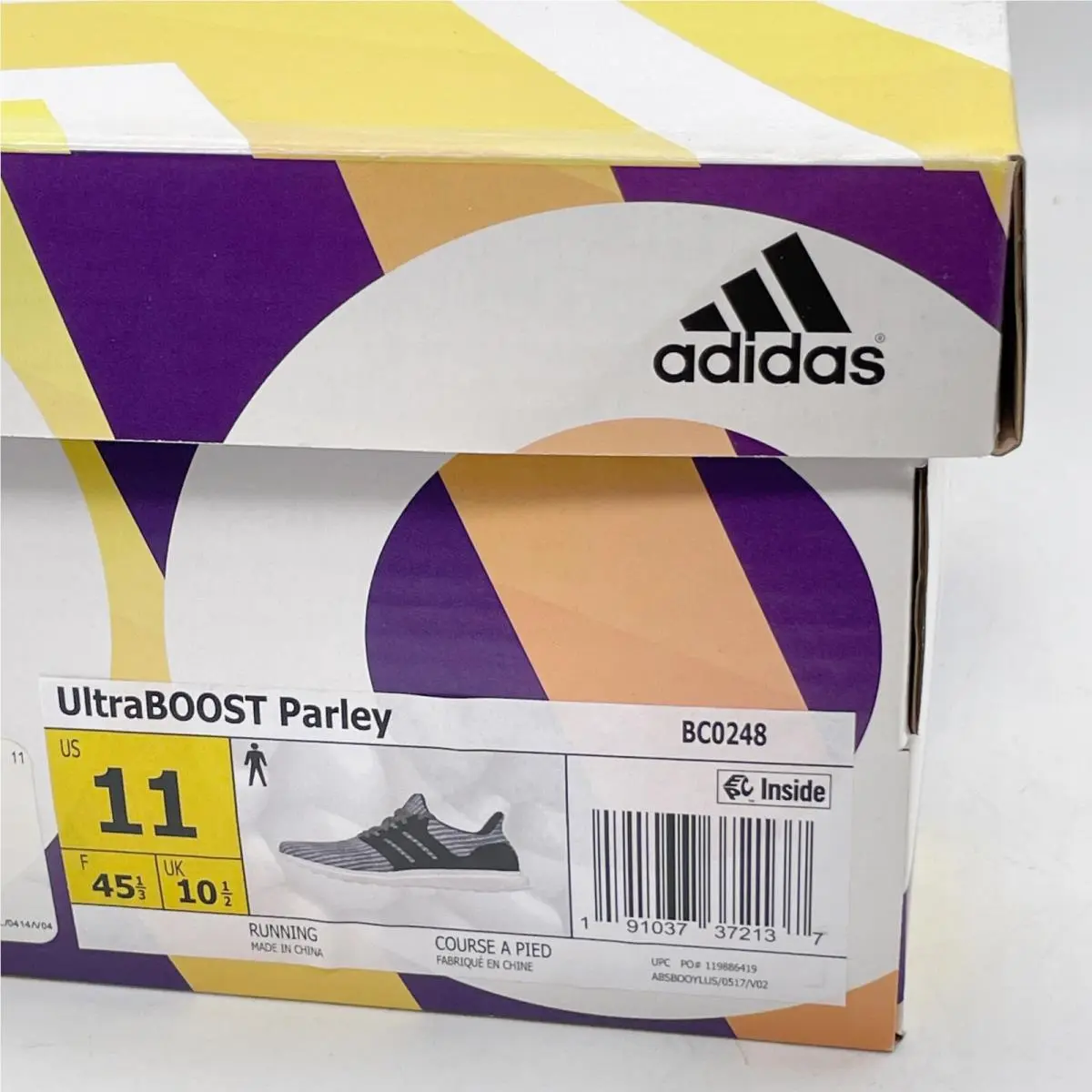Adidas shoes - Ultra Boost 4.0 Parley - Ultra Boost Parley - BC0248 - Footwear White/Carbon/Blue Spirit 11