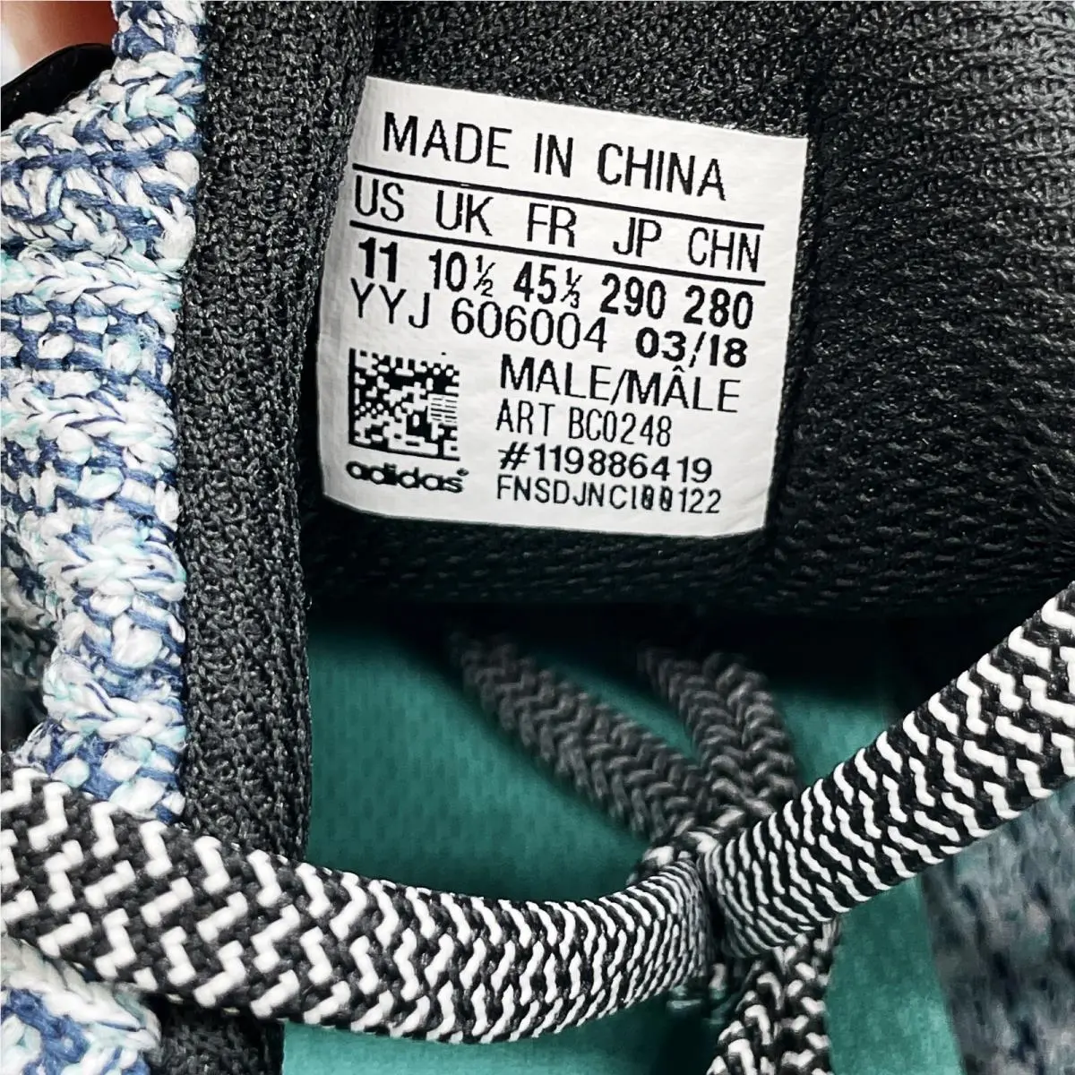 Adidas shoes - Ultra Boost 4.0 Parley - Ultra Boost Parley - BC0248 - Footwear White/Carbon/Blue Spirit 7