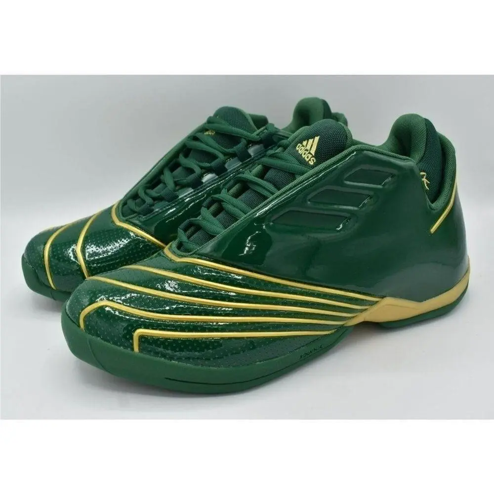 Mens Size 10 Womens Size 11 T-mac 2.0 Restomod Green Basketball Shoes by Adidas