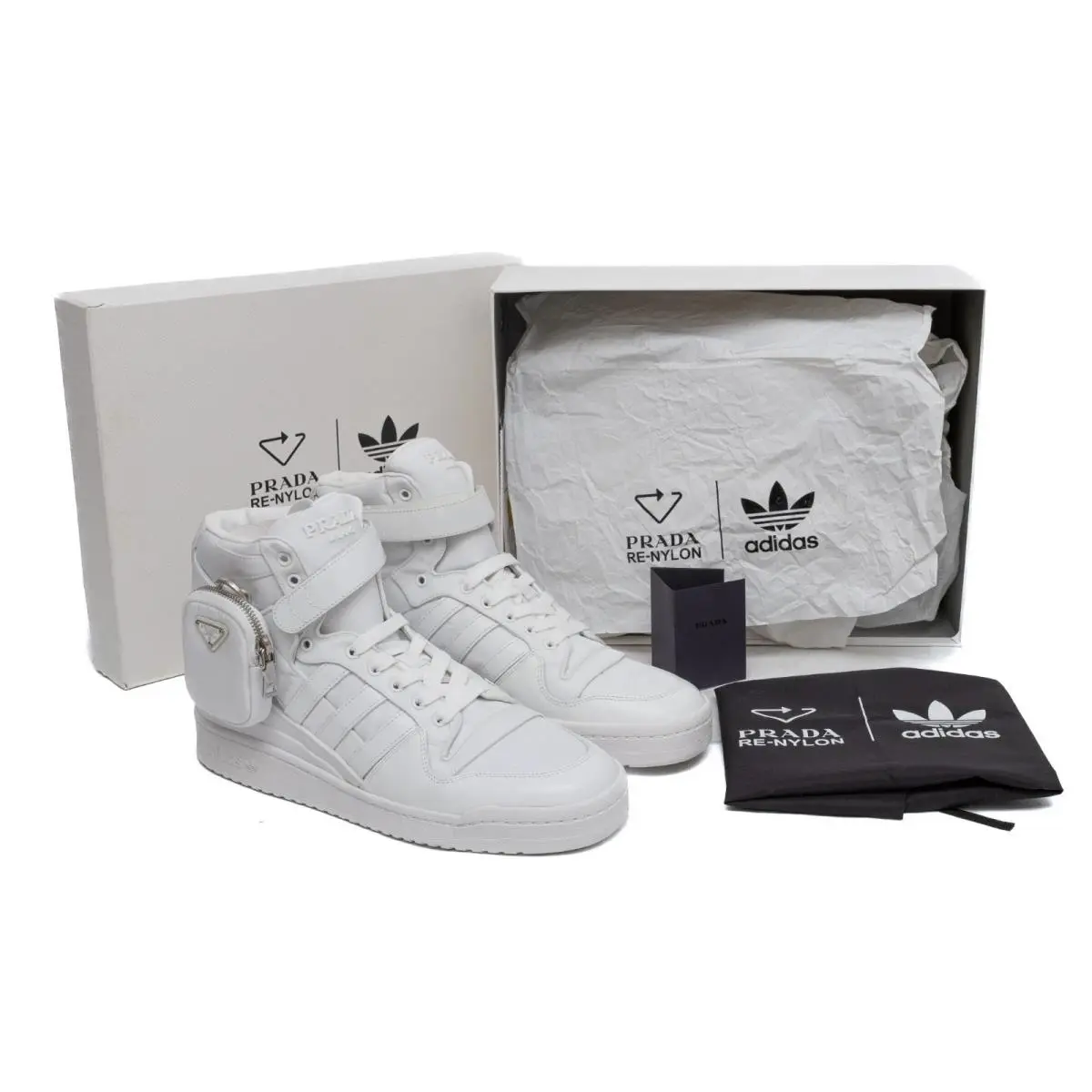 Prada x  Re-nylon Hi-top Sneakers SZ 14.5 by Adidas