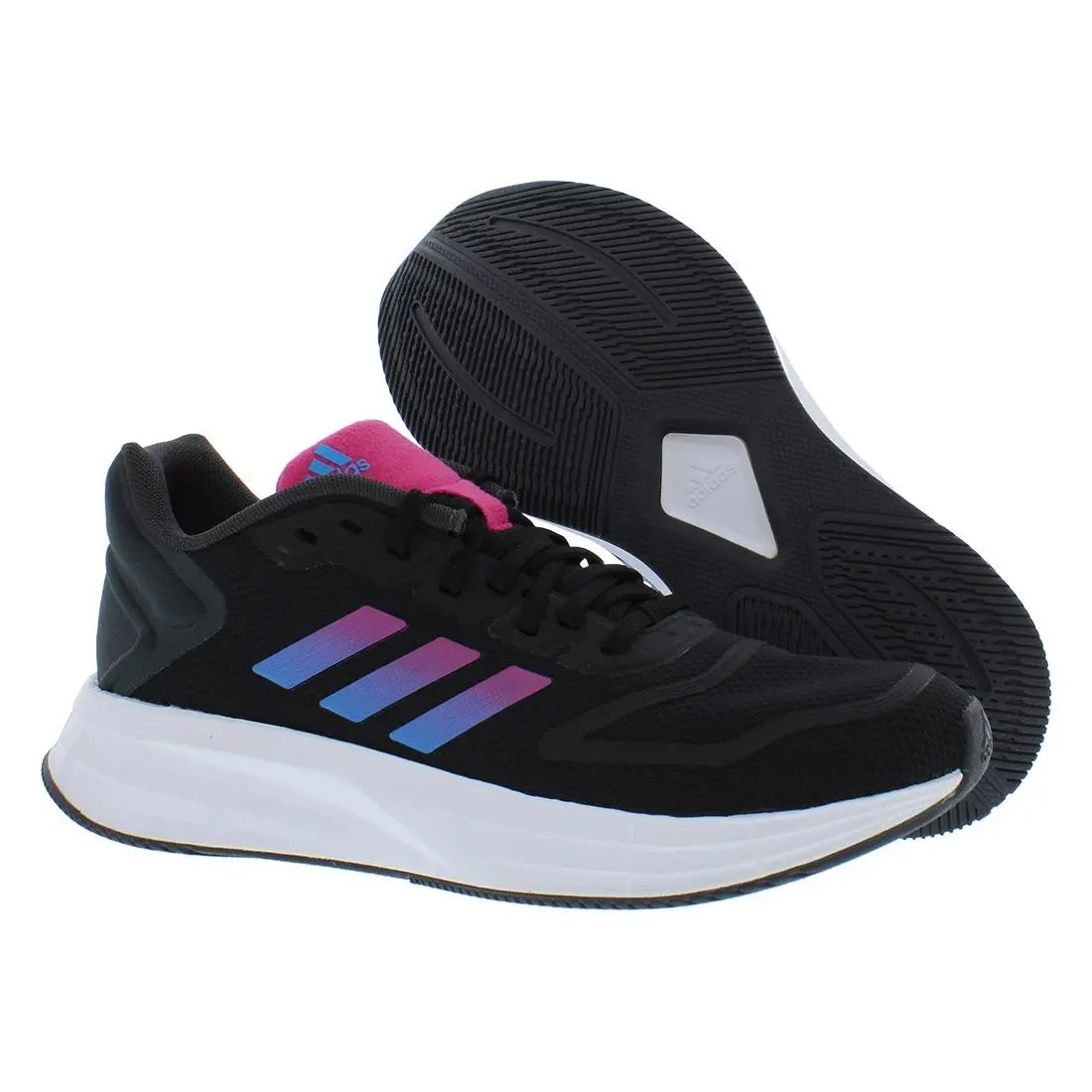 Adidas Duramo 10 Womens Shoes Size 6.5 Color: Core Black/pulse Blue/teal Real