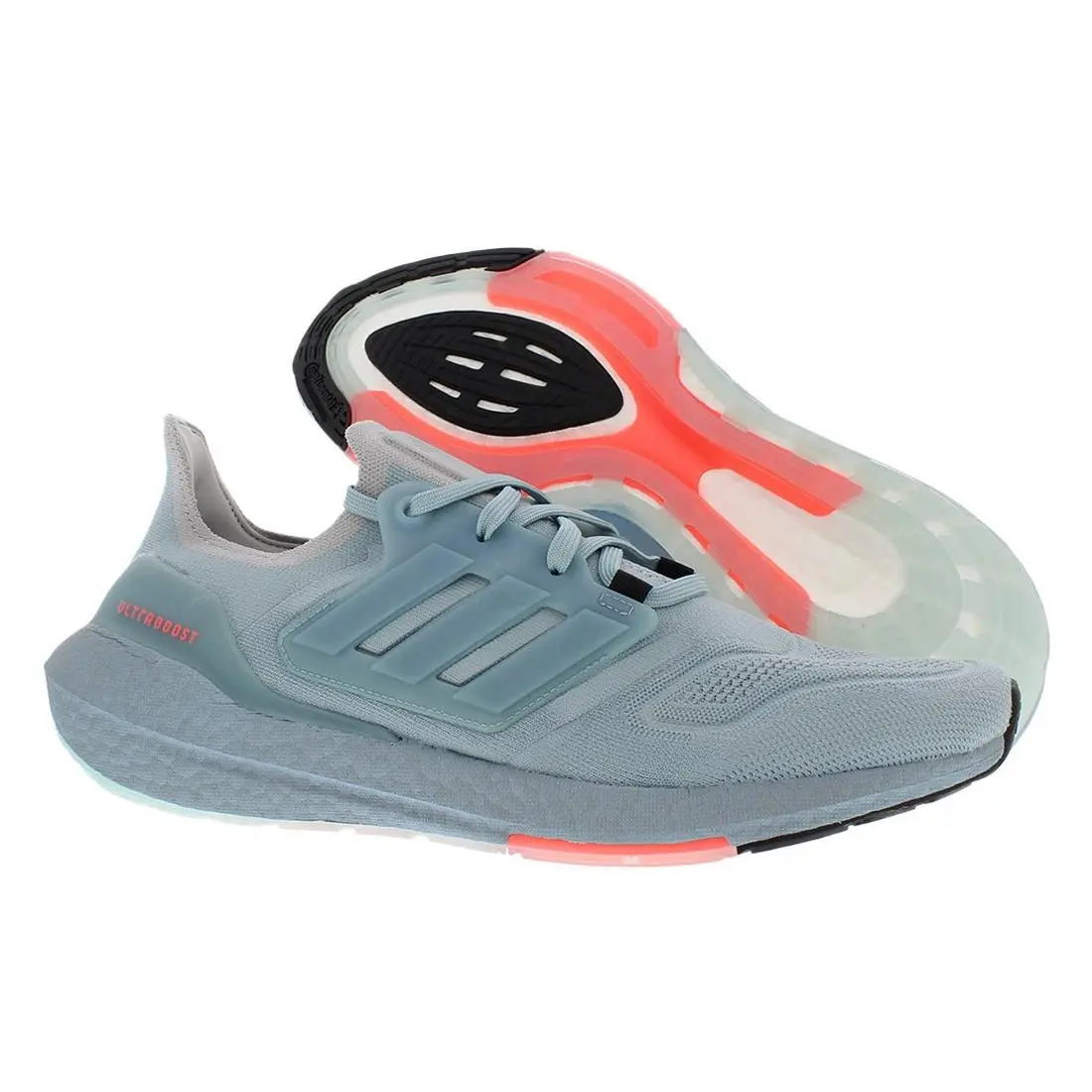 Adidas Ultraboost 22 Mens Shoes Size 18 Color: Magic Grey/magic Grey/turbo - Magic Grey/Magic Grey/Turbo, Main: Grey