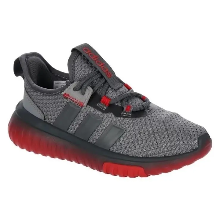 Kaptir 4.0 K Kids Grey Red Running Shoes IH1841 Youth Size 5 Sneaker by Adidas
