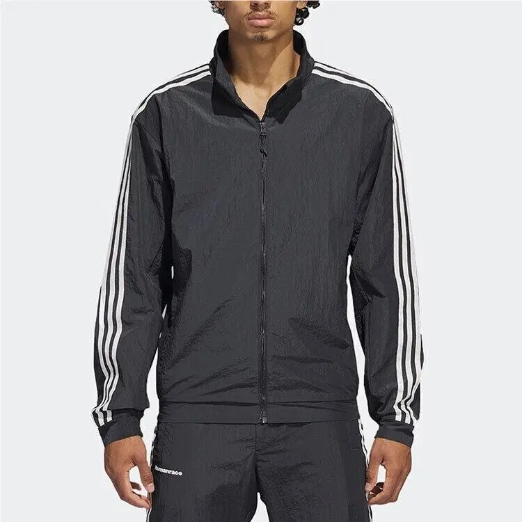Pharrell Williams Human Race Black Men`s Size Medium Shell Jacket HT9996 by Adidas