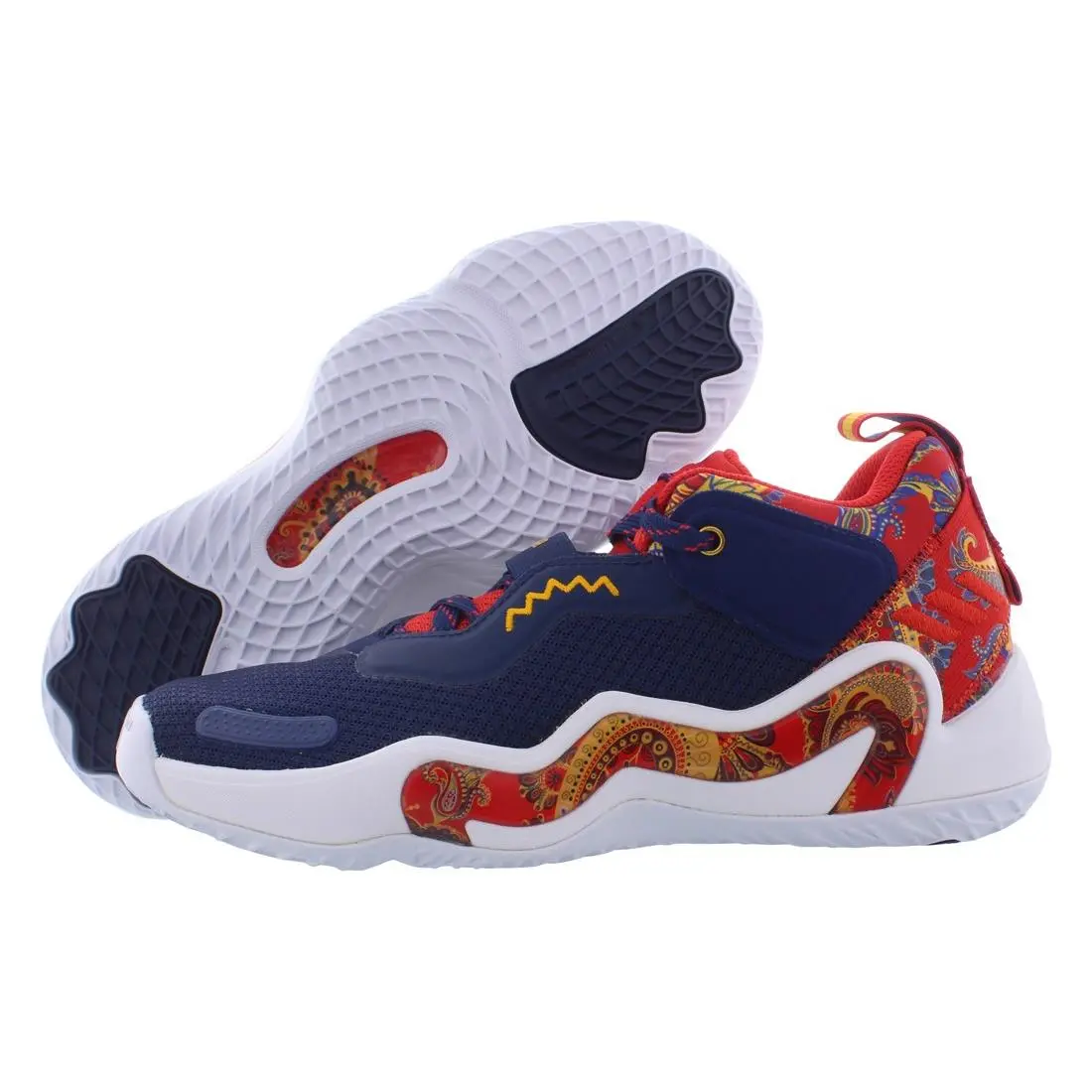 Adidas D.o.n. Issue 3 Boys Shoes Size 7 Color: Navy/red