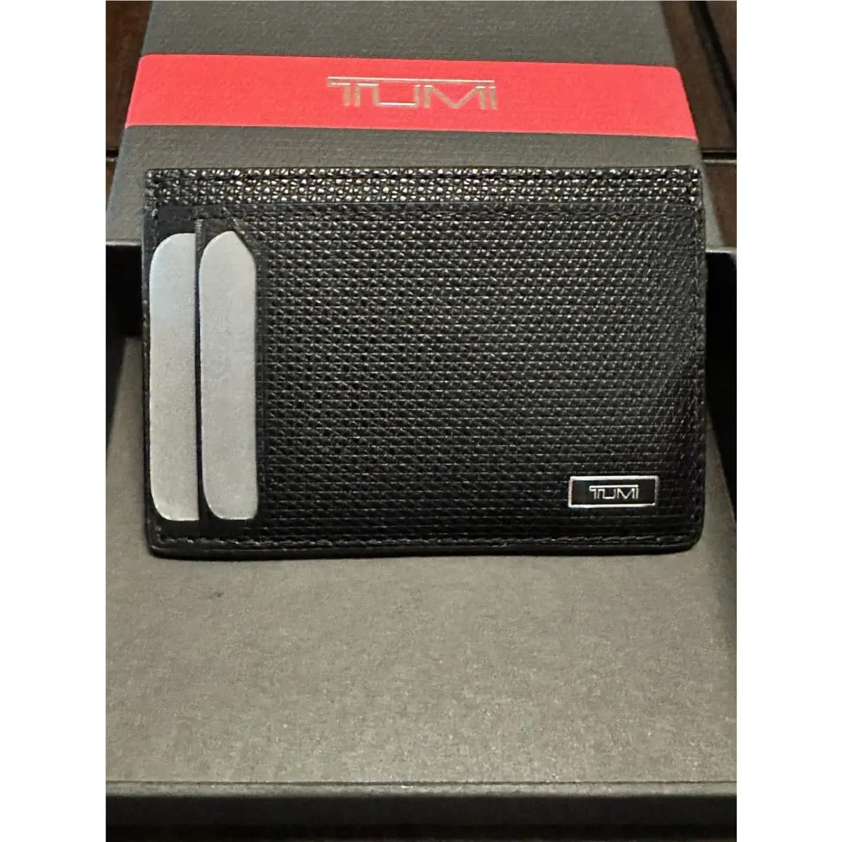 Monaco Leather Money Clip Card Case by Tumi