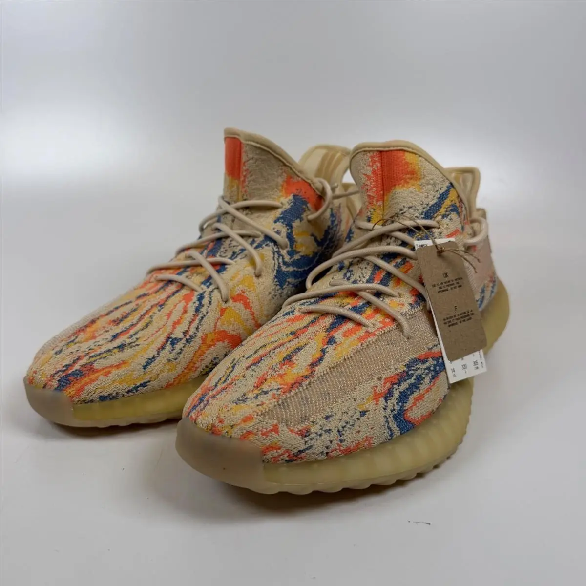 Yeezy Boost 350 V2 MX Oat GW3773 Mens Size 14 Tan Orange Blue Yellow by Adidas