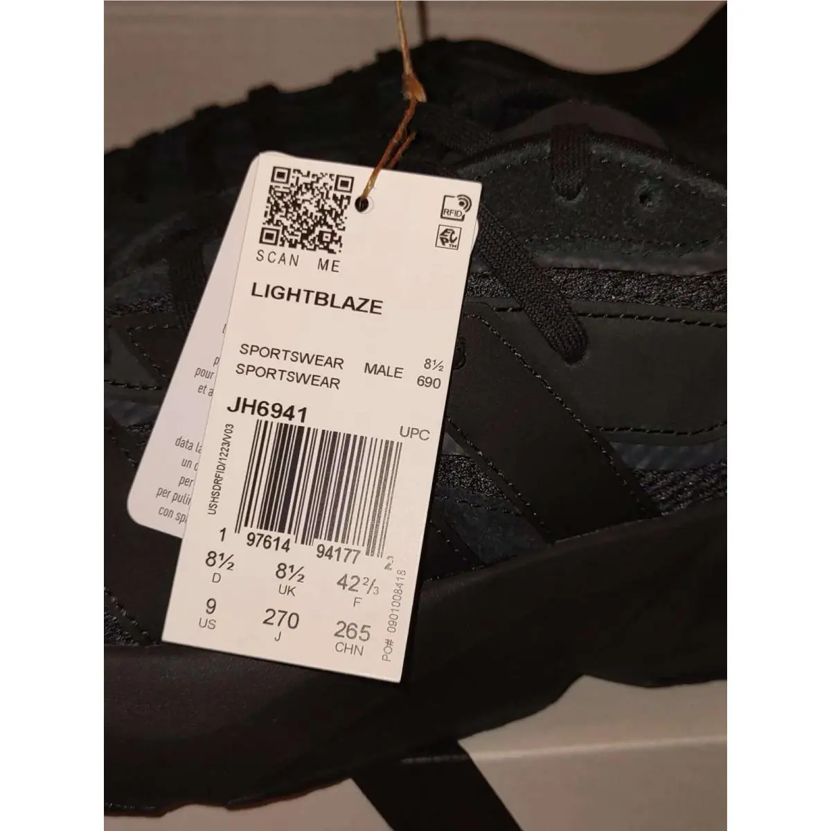 Adidas shoes - Lightblaze - Lightblaze - JH6941 - Black (UPC: 197614941772) 5