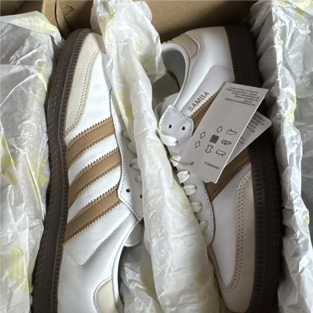 Adidas shoes - adidas Samba - Samba - White/Brown/Gum (UPC: 0810199574660) 5