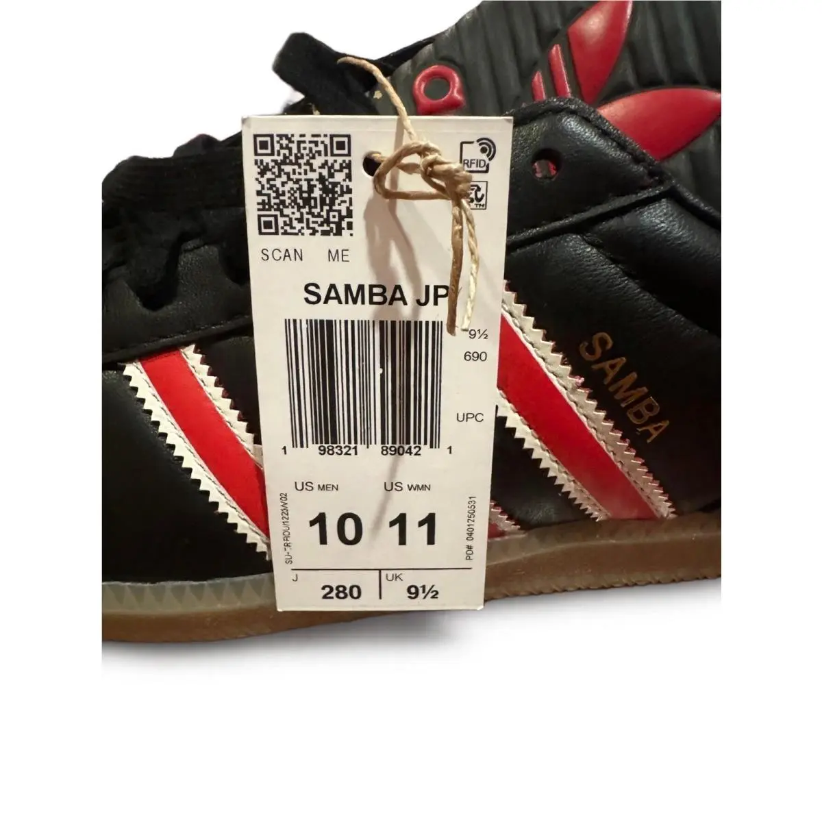 Adidas shoes - Originals Samba - Originals Samba - IH4356 - Black / White, Manufacturer: Core Black / Red / Gum (UPC: 0198321890421) 9