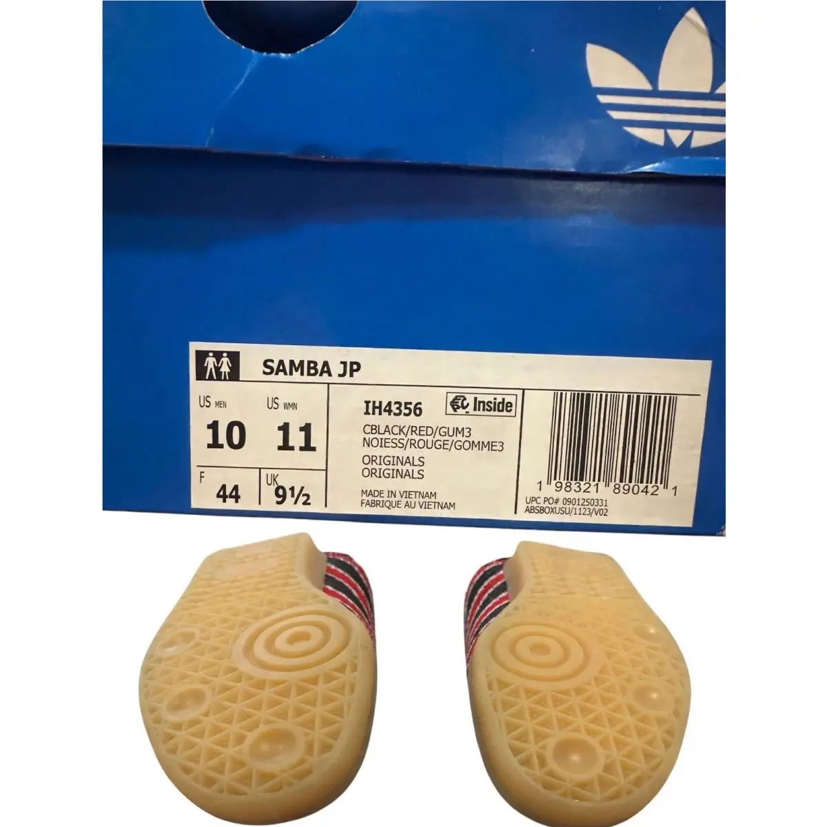 Adidas shoes - Originals Samba - Originals Samba - IH4356 - Black / White, Manufacturer: Core Black / Red / Gum (UPC: 0198321890421) 12