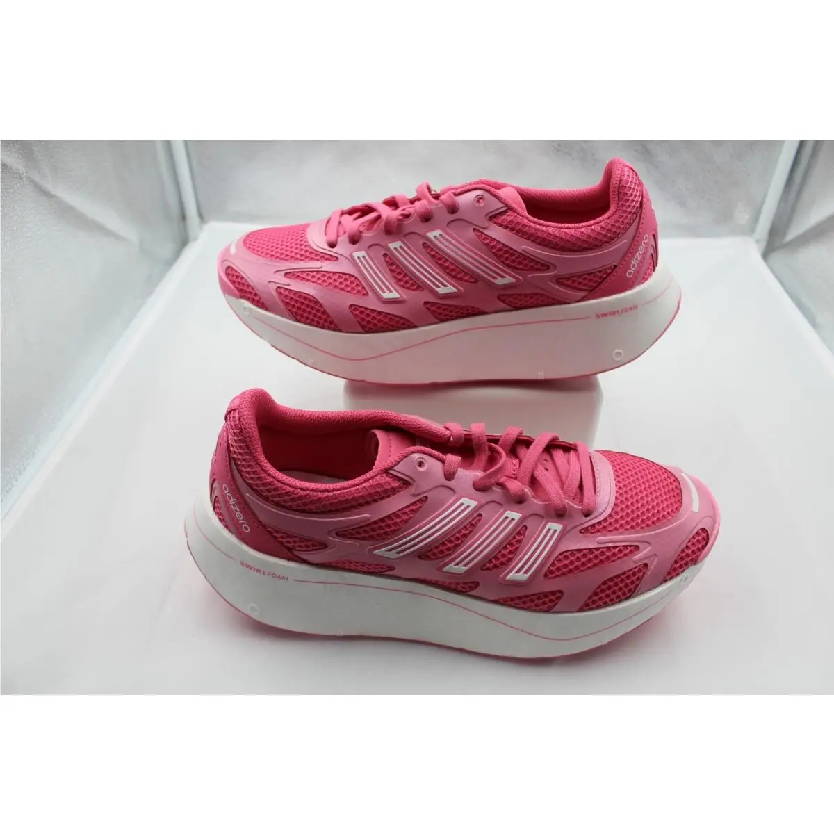 Adizero Aruku J Pink Fusion Rocker Sole Sneakers Women`s Size 7 by Adidas