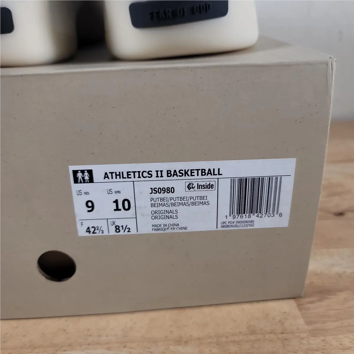 Adidas shoes - Fear of God Basketball - Fear God Basketball - JS0980 - Beige 6