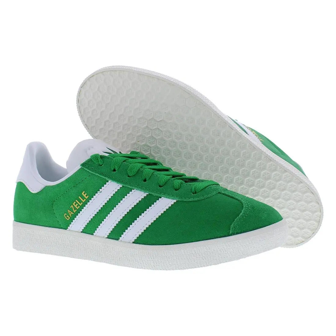 Adidas Gazelle Mens Shoes Size 5 Color: Green/cloud White