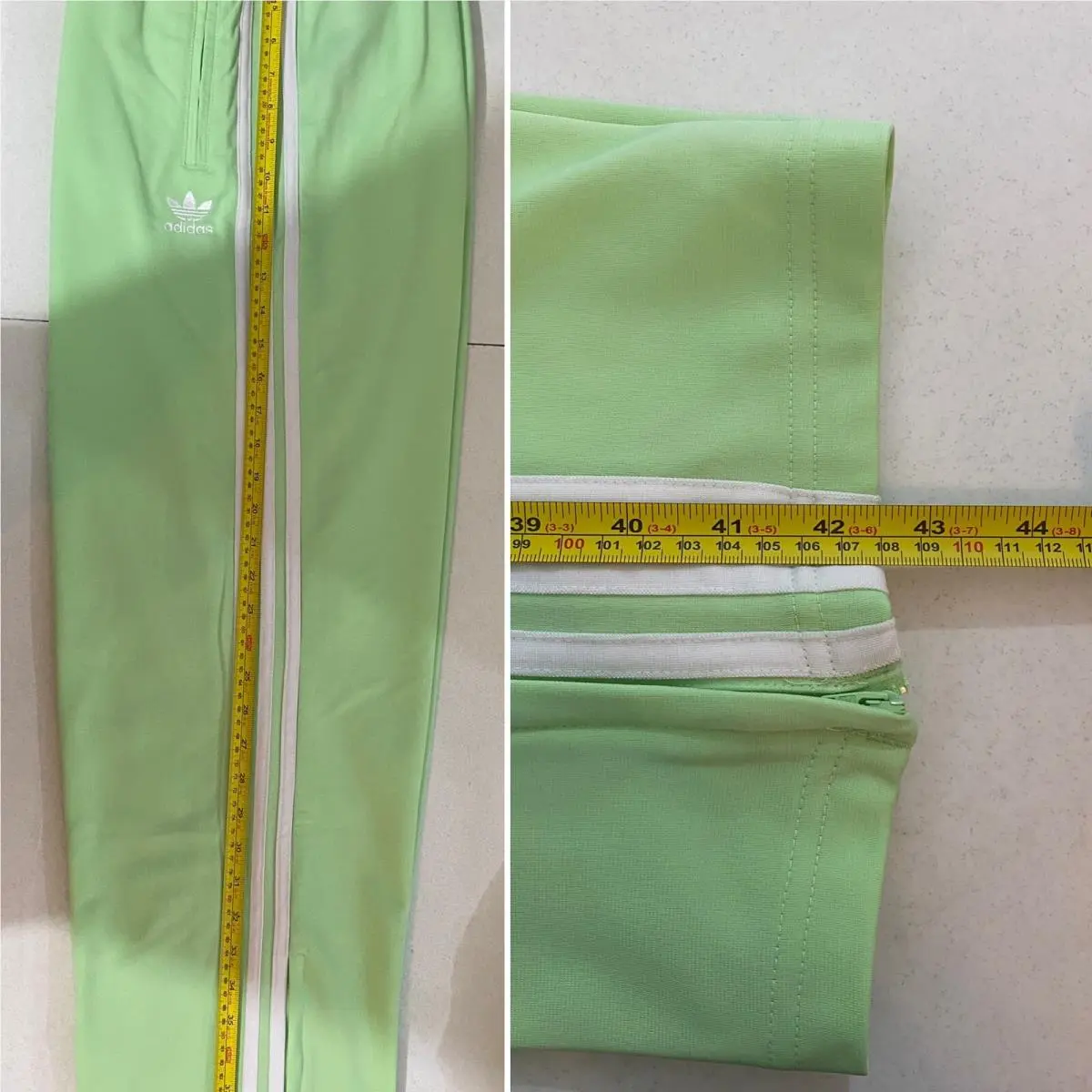 Adidas clothing - Semi Green Spark White 10