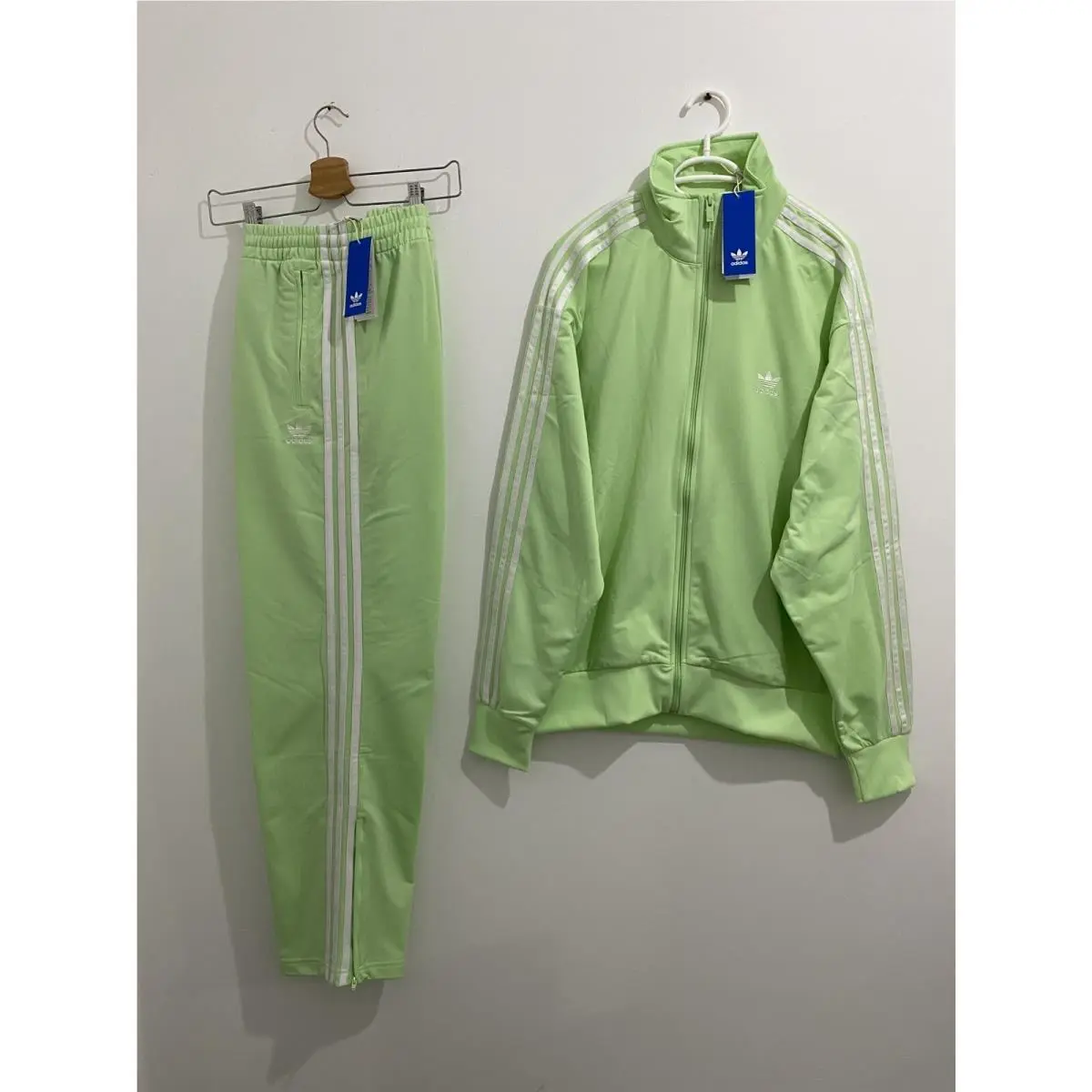 Originals Adicolor Classics Firebird Tracksuit Semi Green Spark Size XL by Adidas