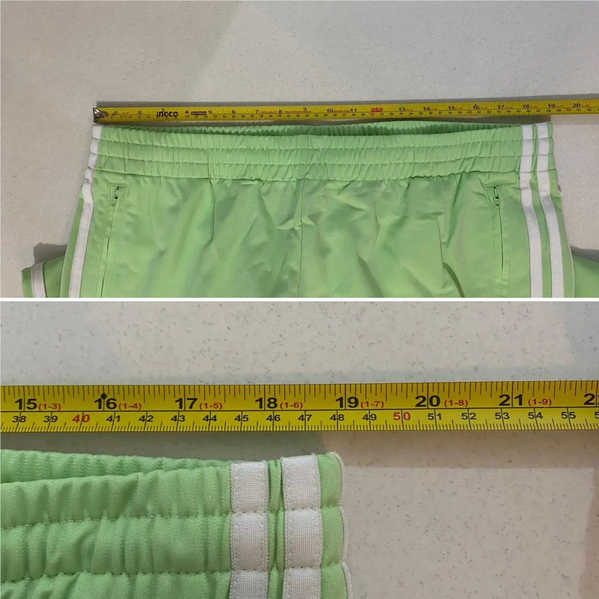 Adidas clothing - Semi Green Spark White 9
