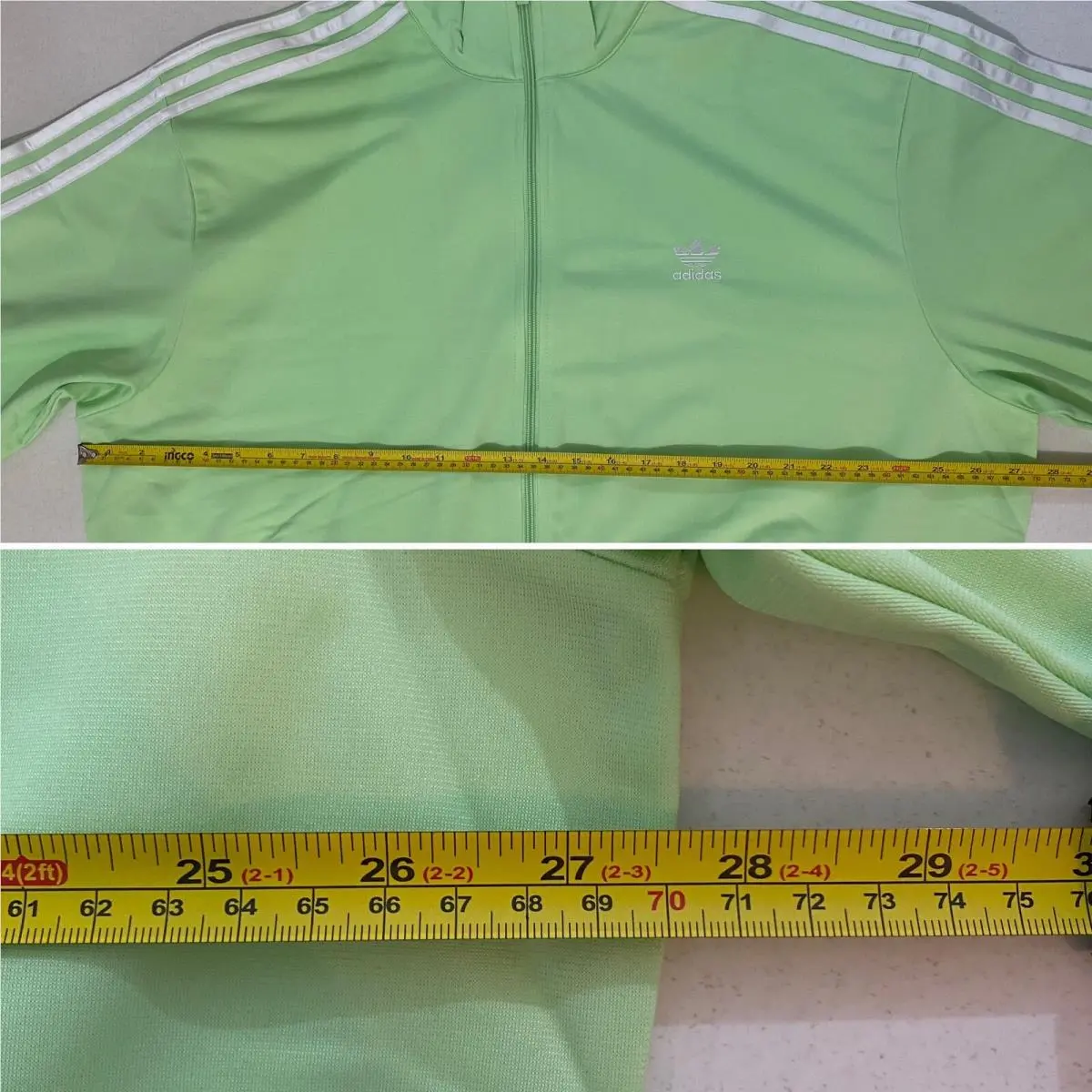 Adidas clothing - Semi Green Spark White 7