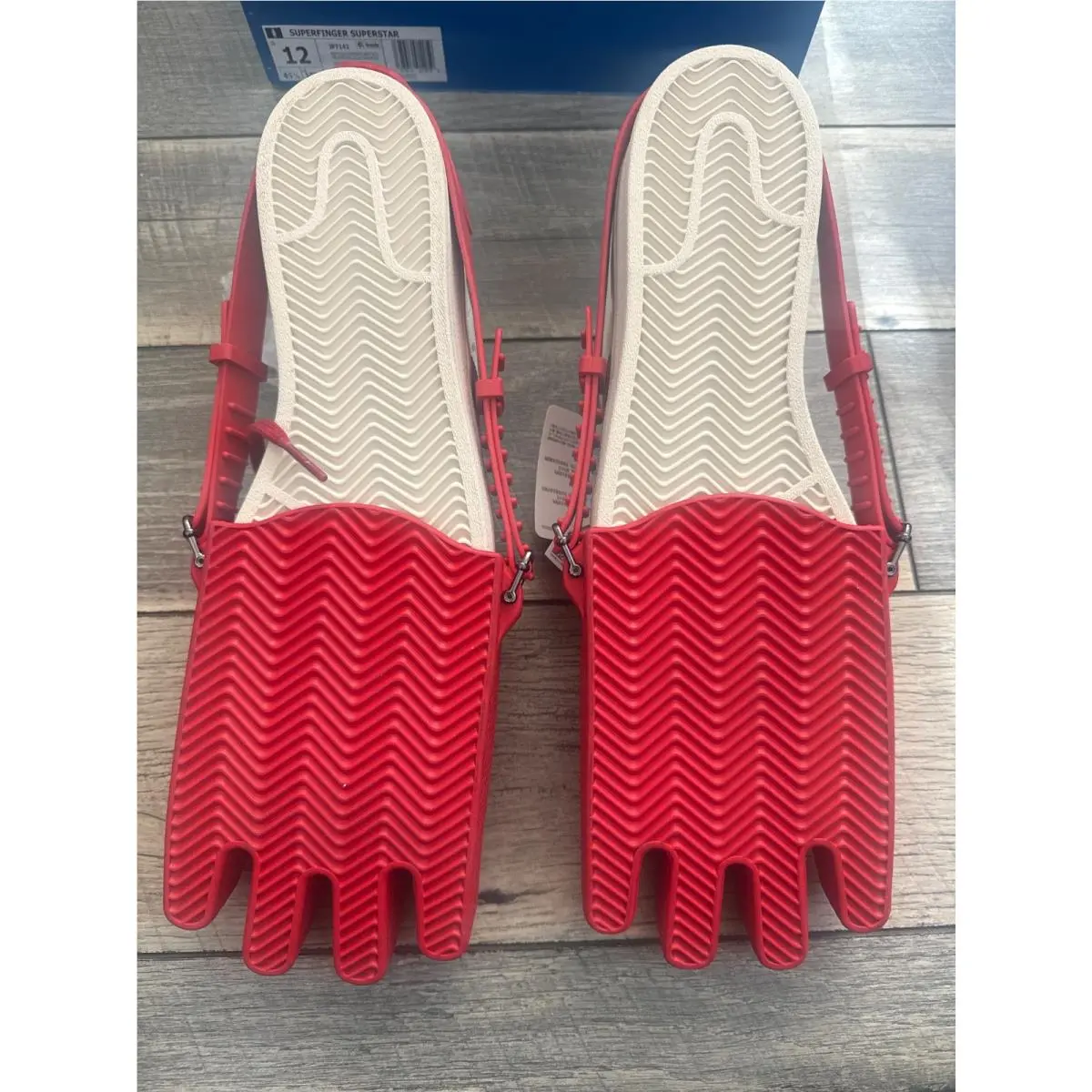 Adidas shoes - adidas Originals Superstar Superfinger - Originals Superstar Superfinger - JP7142 - Red (UPC: 197614914059) 2