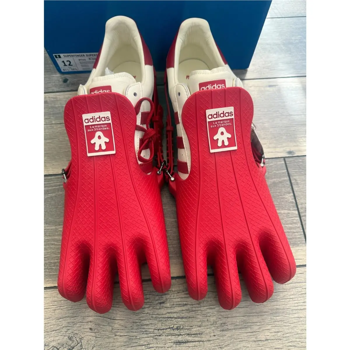 Adidas shoes - adidas Originals Superstar Superfinger - Originals Superstar Superfinger - JP7142 - Red (UPC: 197614914059) 1