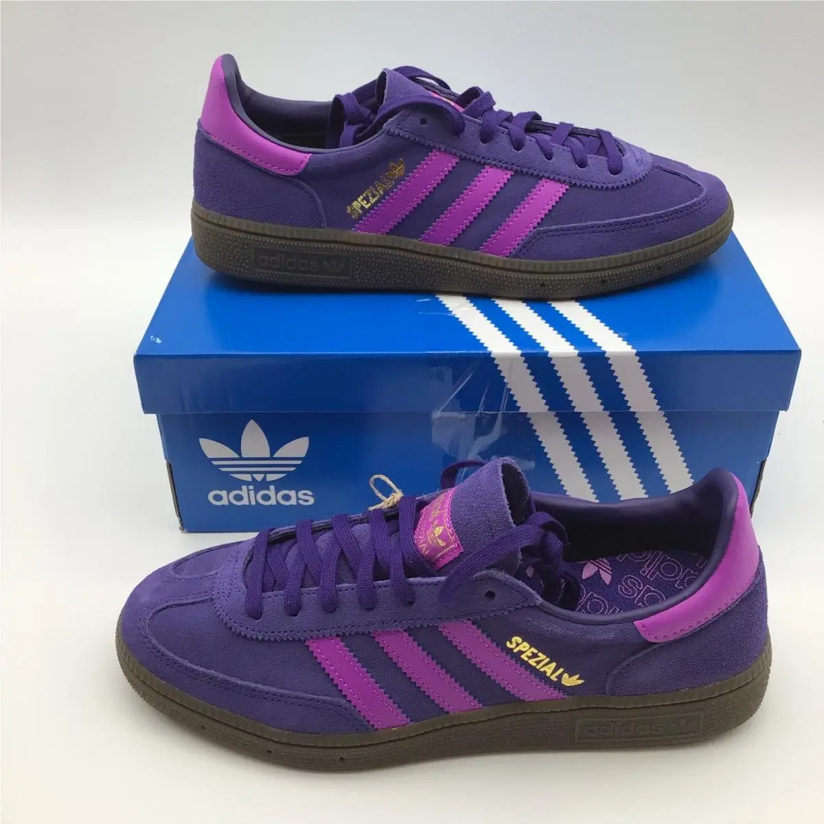 Handball Spezial J Kids Shoes Purple Pink Size 6 Youth IH8009 by Adidas