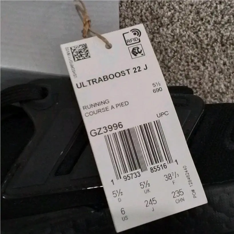 Adidas shoes - Adidas	Ultraboost 22 J - Black 5