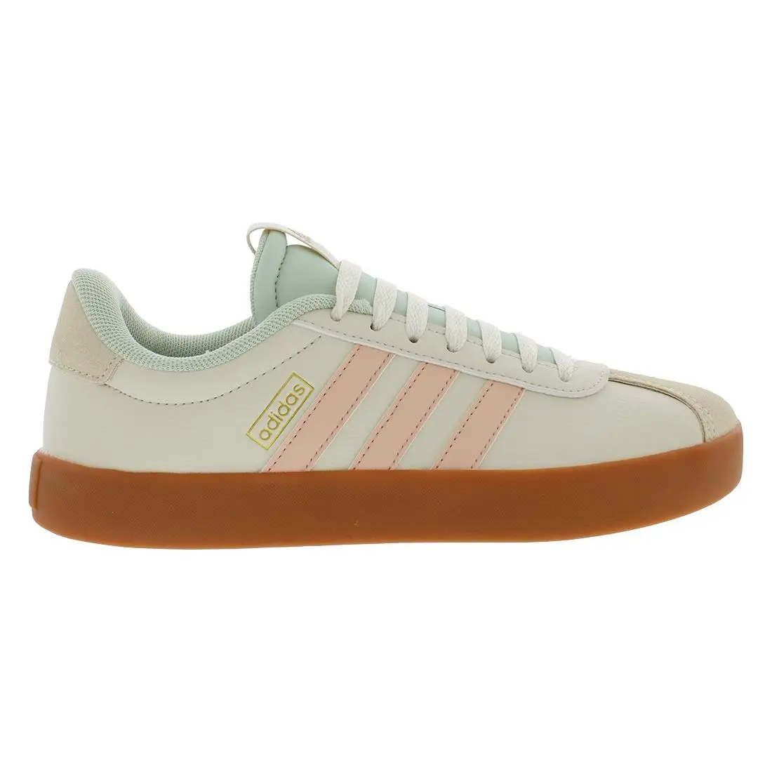VL Court 3.0 Womens Shoes Size 7.5 Color: Beige/pink by Adidas