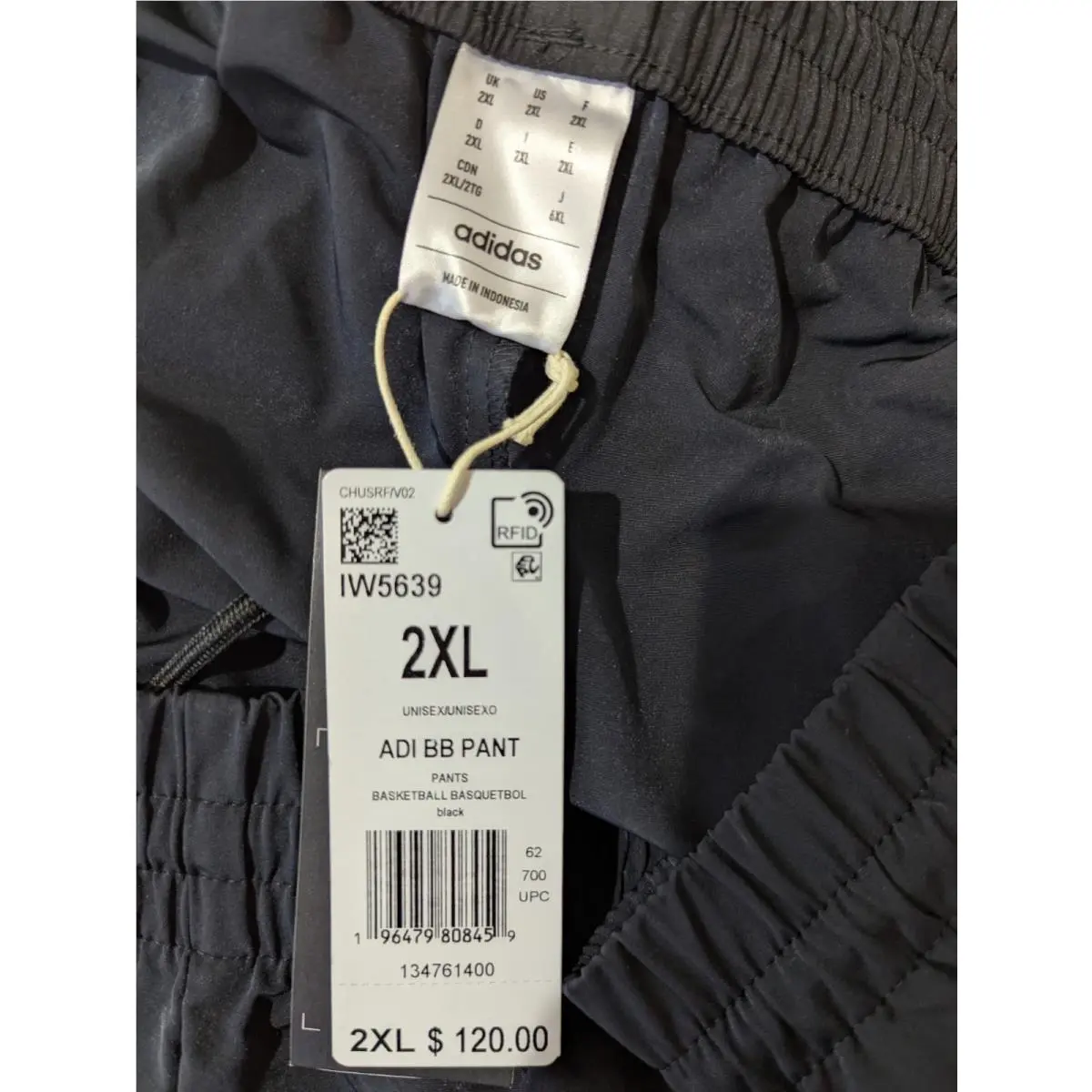 Adidas clothing - 47X30 - 47X30 - Black 1